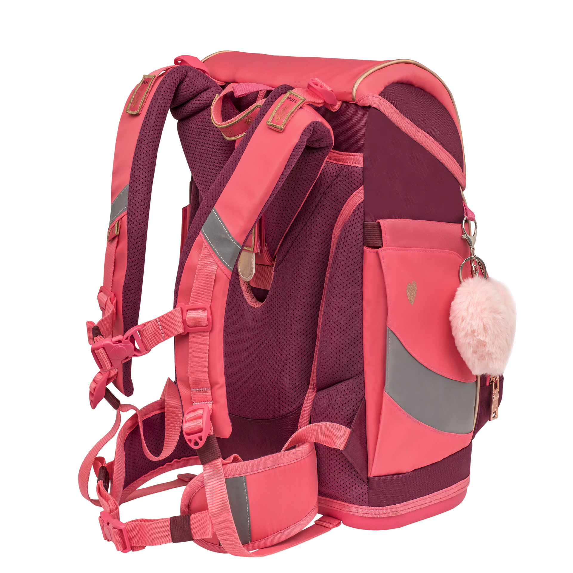 Smarty Plus Schulranzenset 5-teilig - Coral