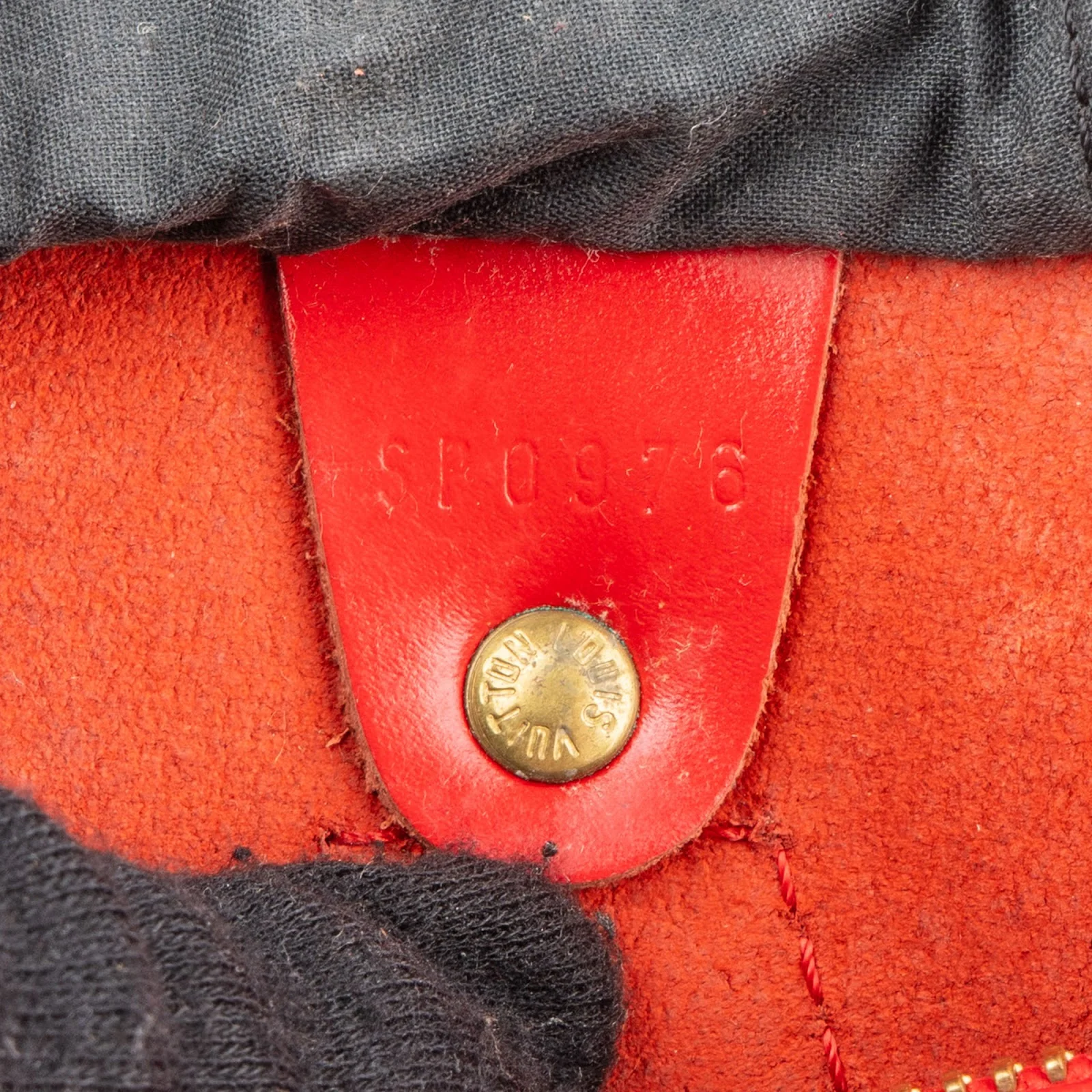 Louis Vuitton Red Epi Leather Speedy 30 Handbag