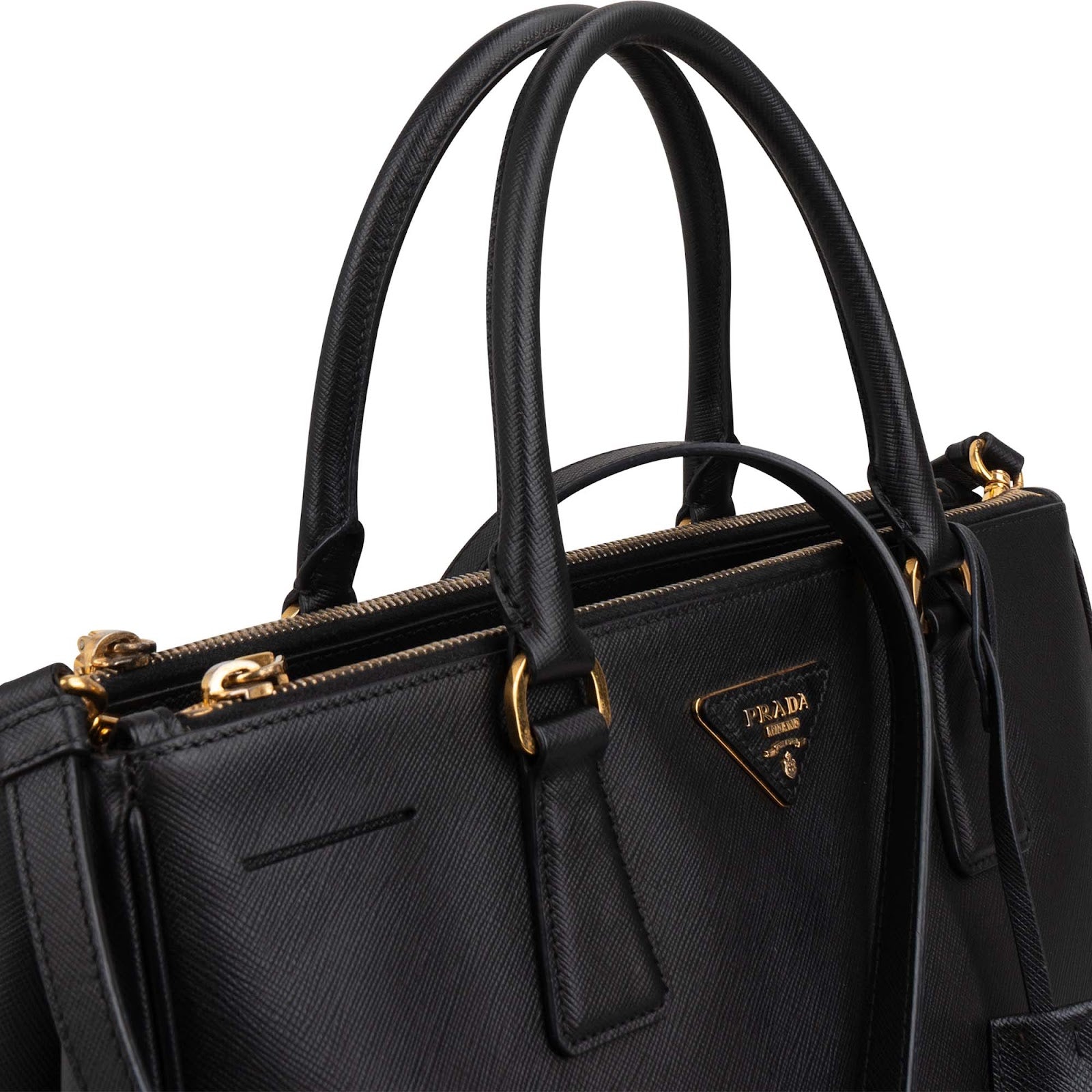 Prada - Galleria Handtasche in Schwarz