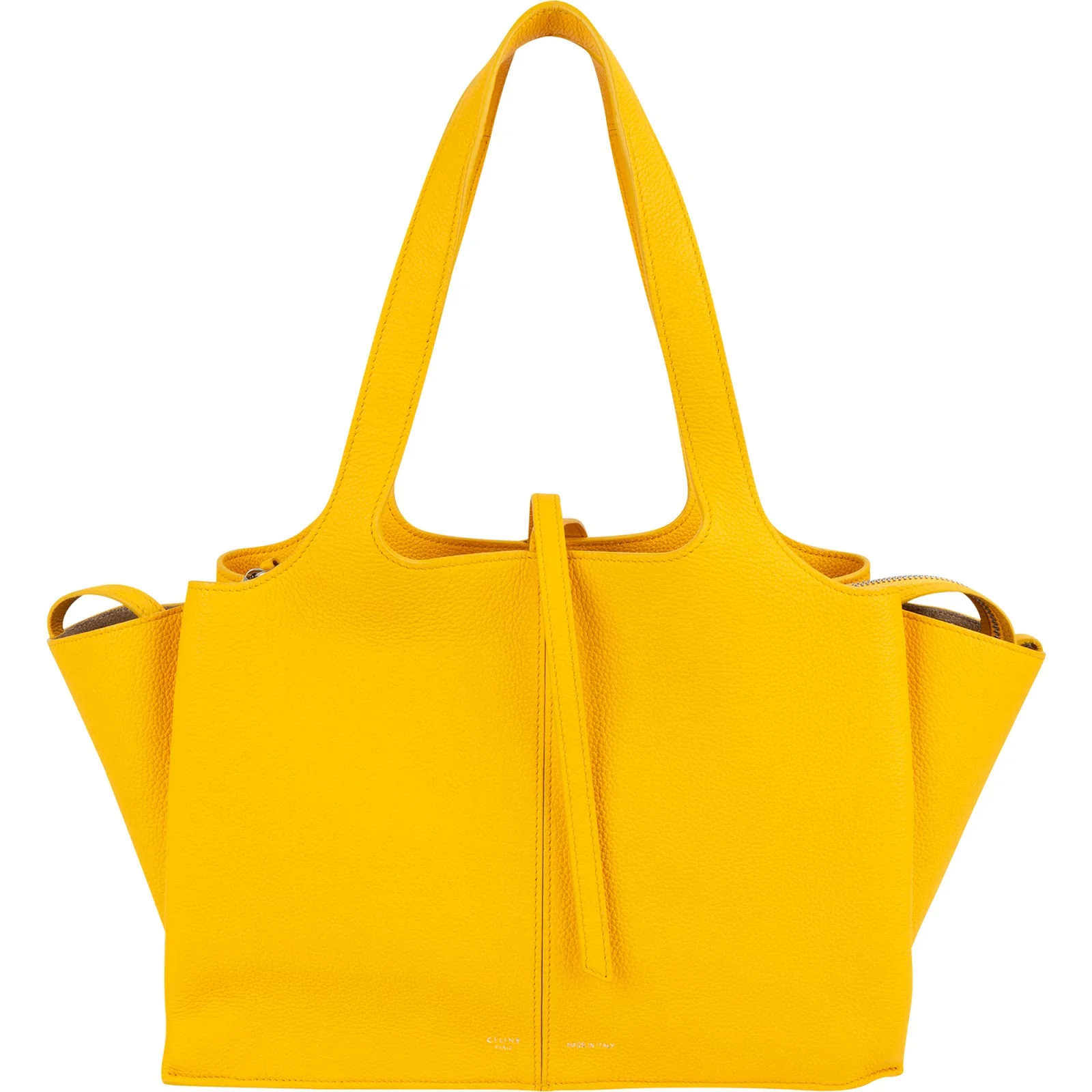 Celine Grained Calfskin Small Tri-Fold Shoulder Bag