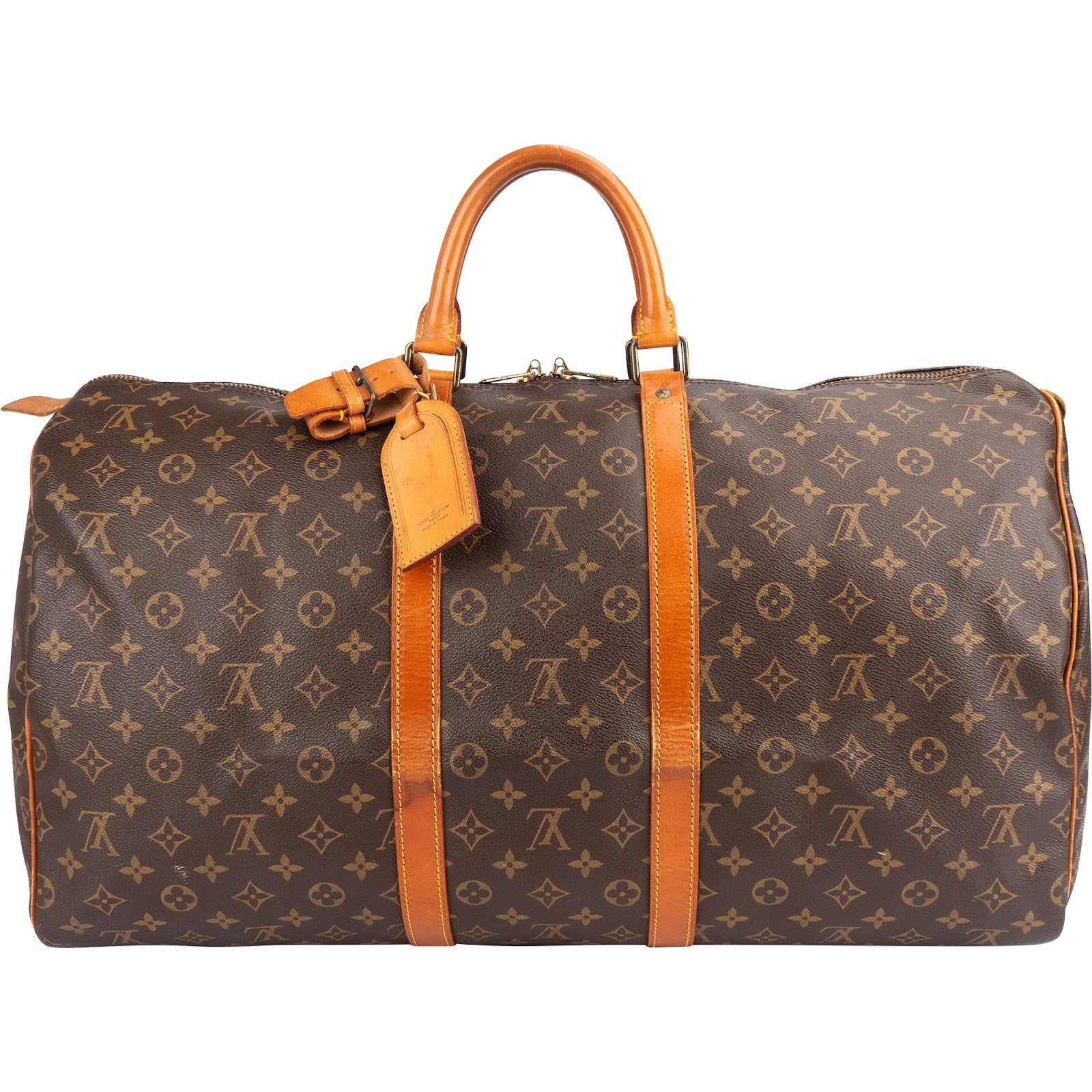 Louis Vuitton Monogram Canvas Keepall 55 Travel Bag