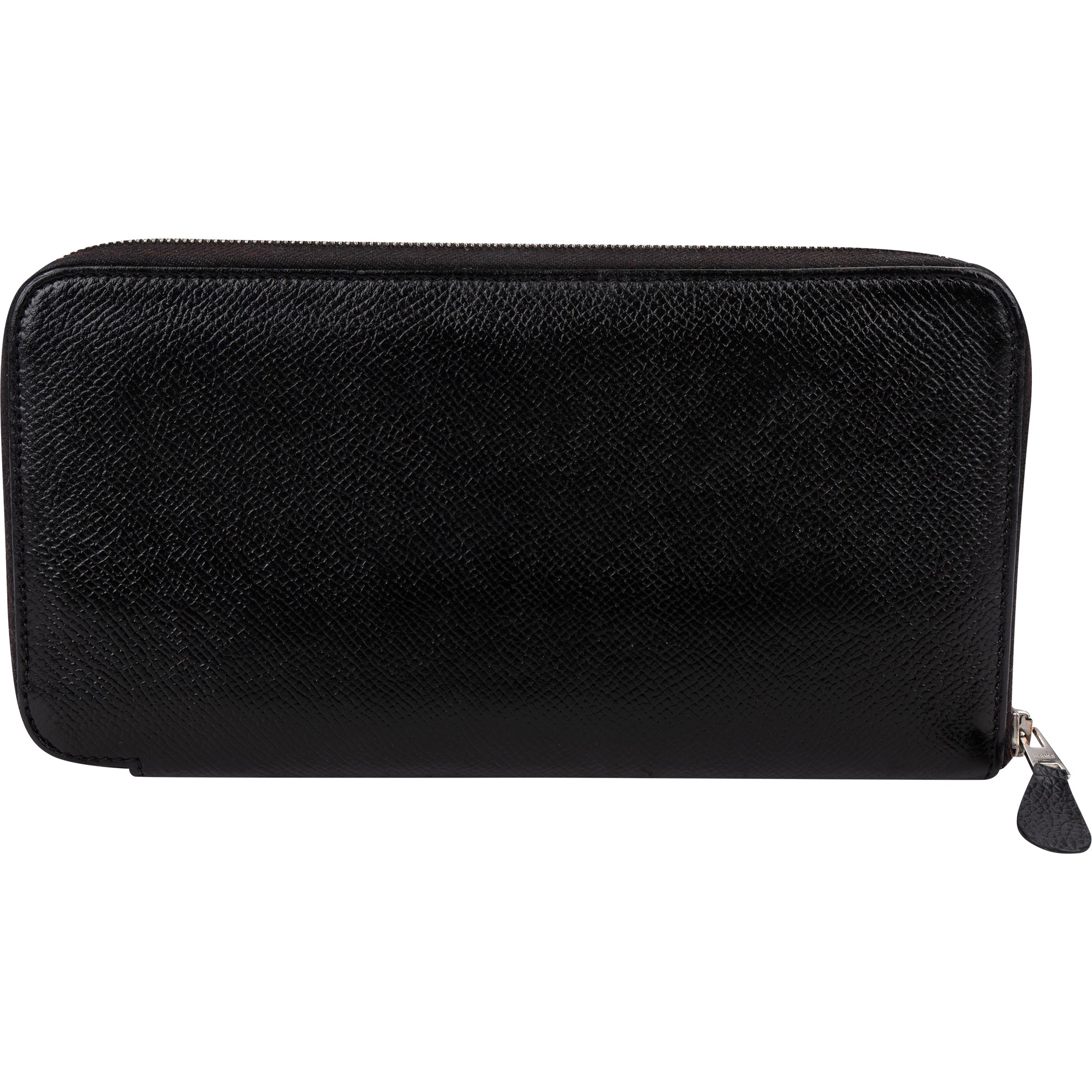 Hermès Noir Epsom Leather Azap Zippy Wallet