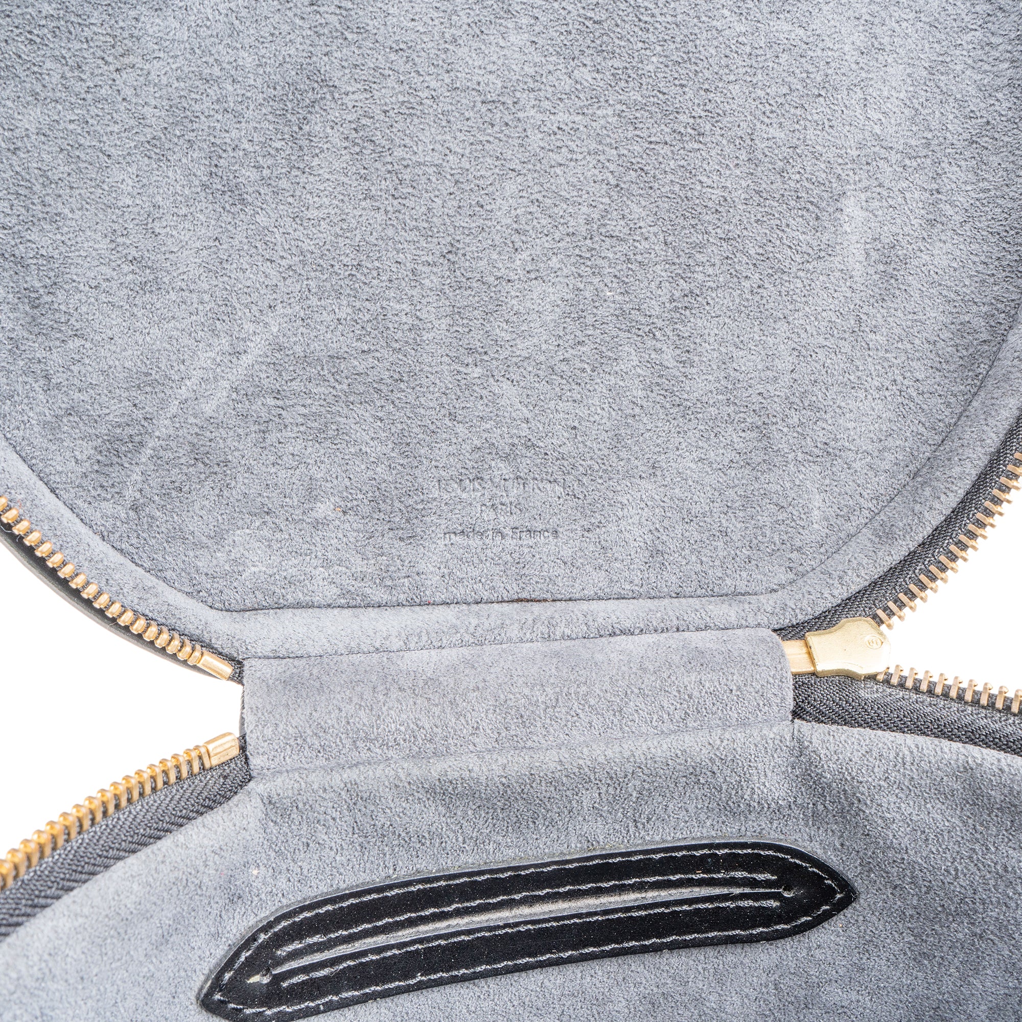 Louis Vuitton Noir Epi Leather Cannes Vanity Handbag