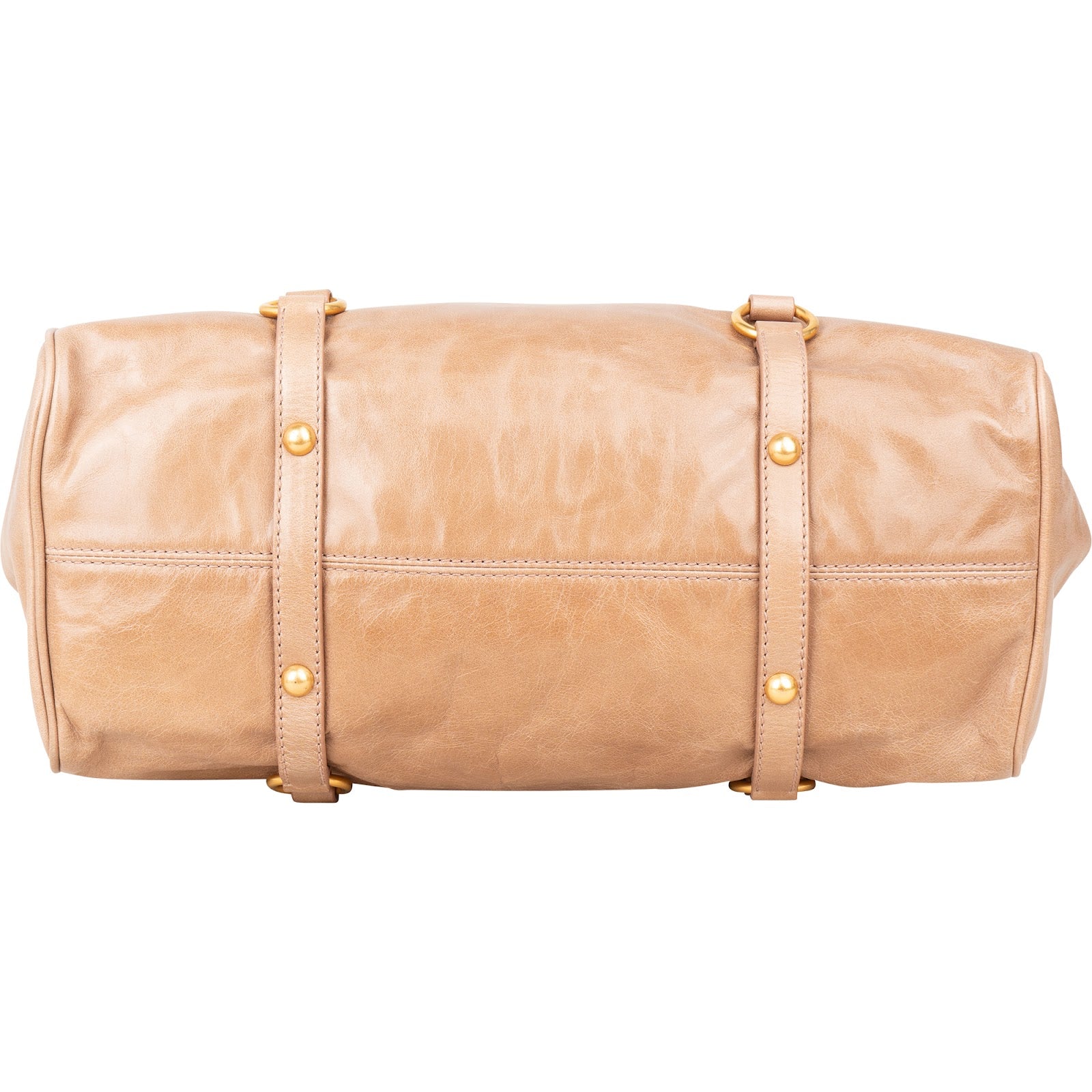 Miu Miu - Vitello Lux Bow Satchel Crossbody Bag