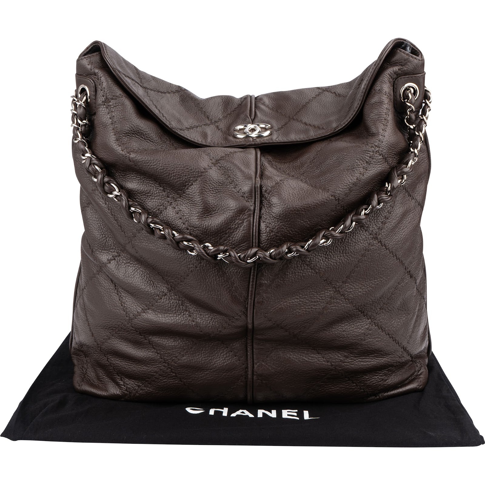 Chanel Grained Calfskin Ultimate Stitch Hobo Shoulder Bag