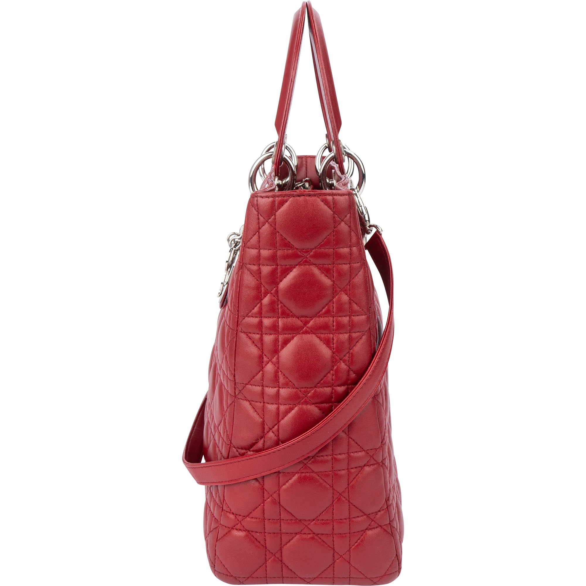 Christian Dior Quilted Leather Lady Dior Handbag