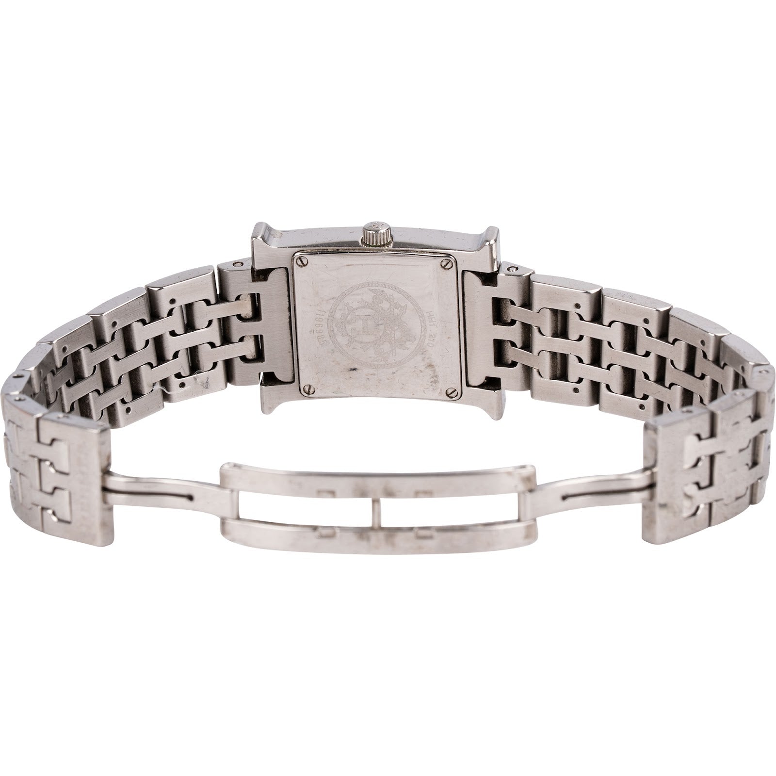 Hermès Silver Tone Heure H HH1.210 Damenuhr