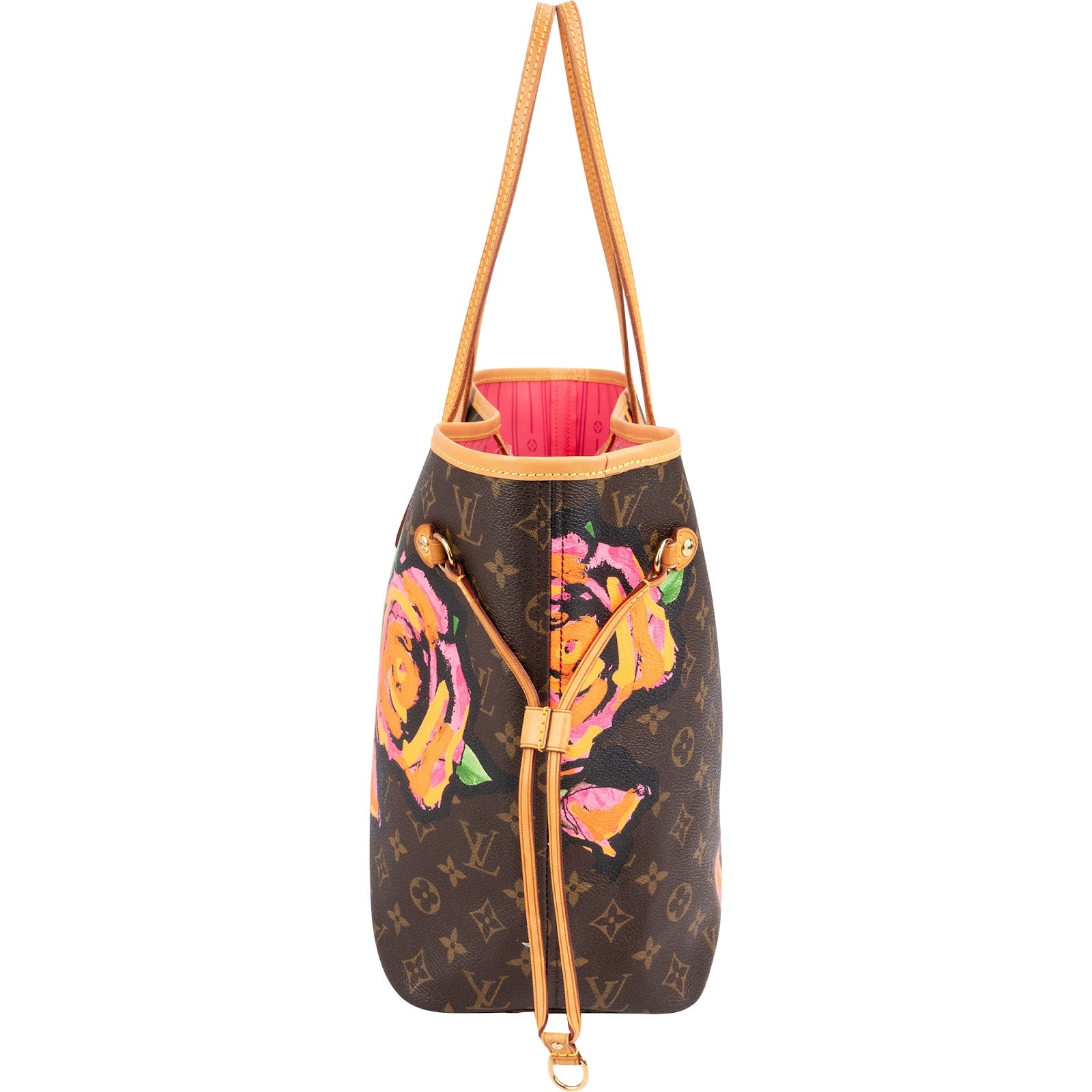 Louis Vuitton Limited Monogram Roses Neverfull MM Shopper