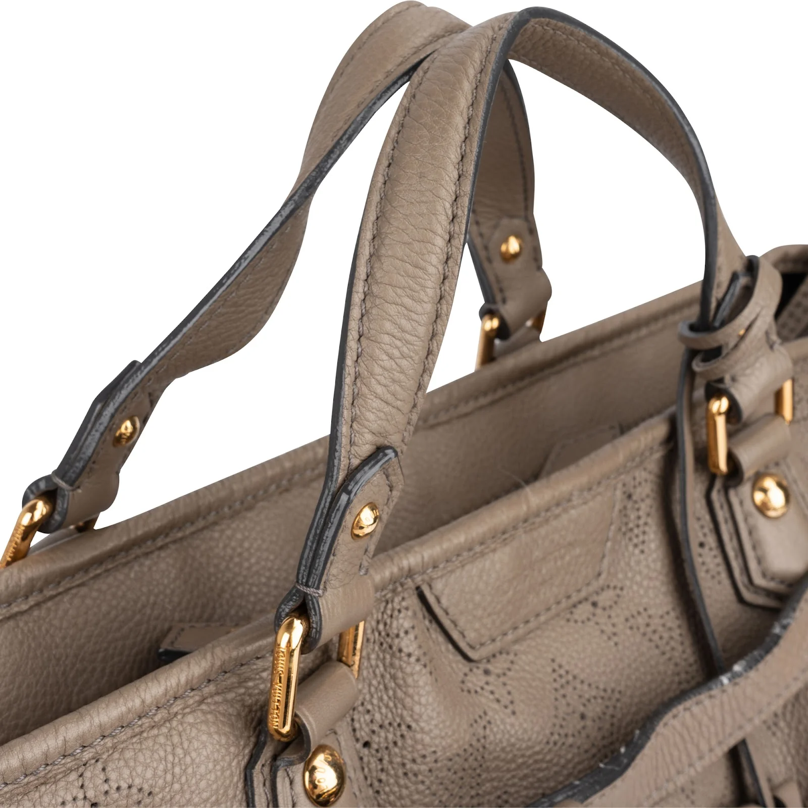 Louis Vuitton Canvas Monogram Mahina Leather Stellar PM Handbag