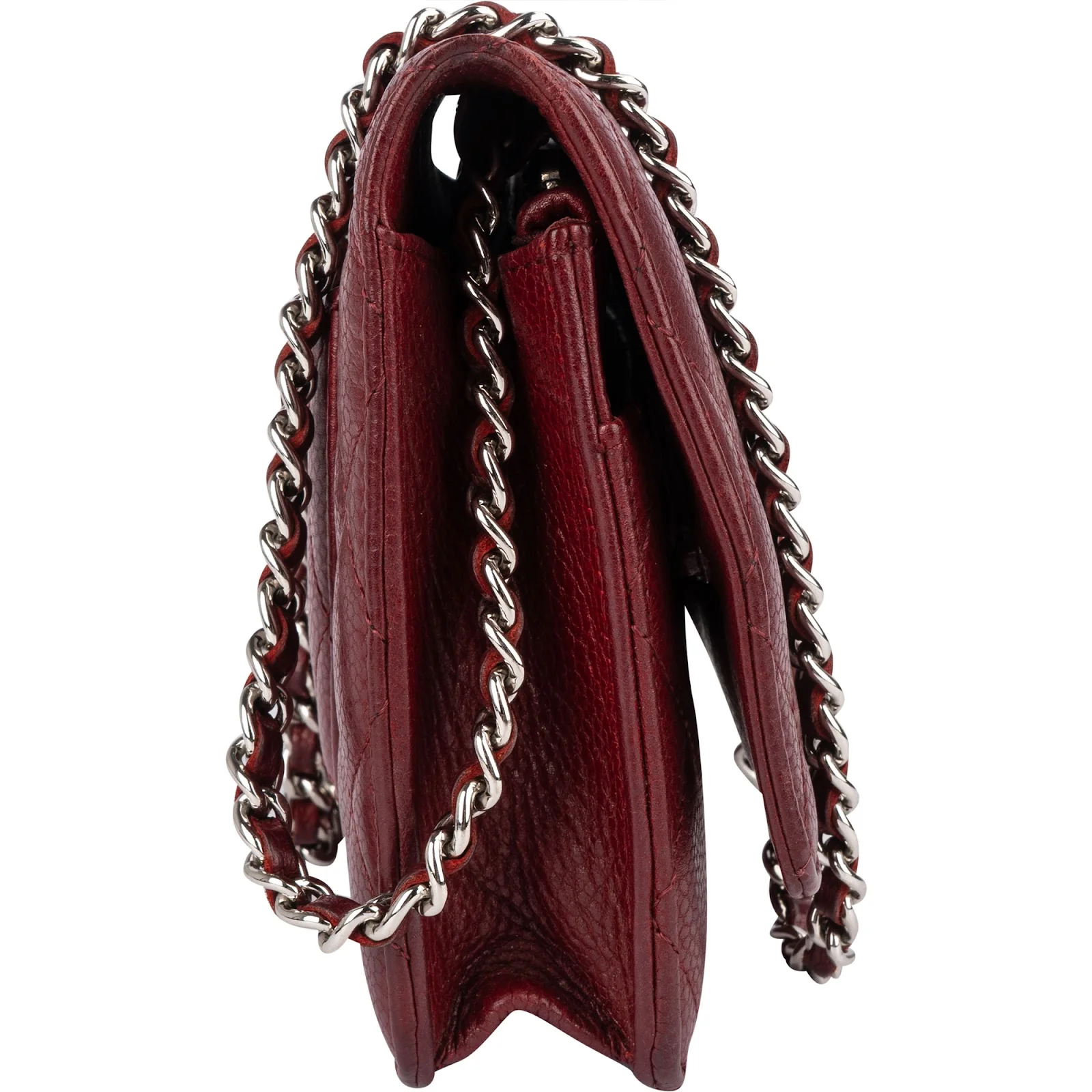 Chanel Quilted Caviar Leather Wallet On Chain Crossbody Bag