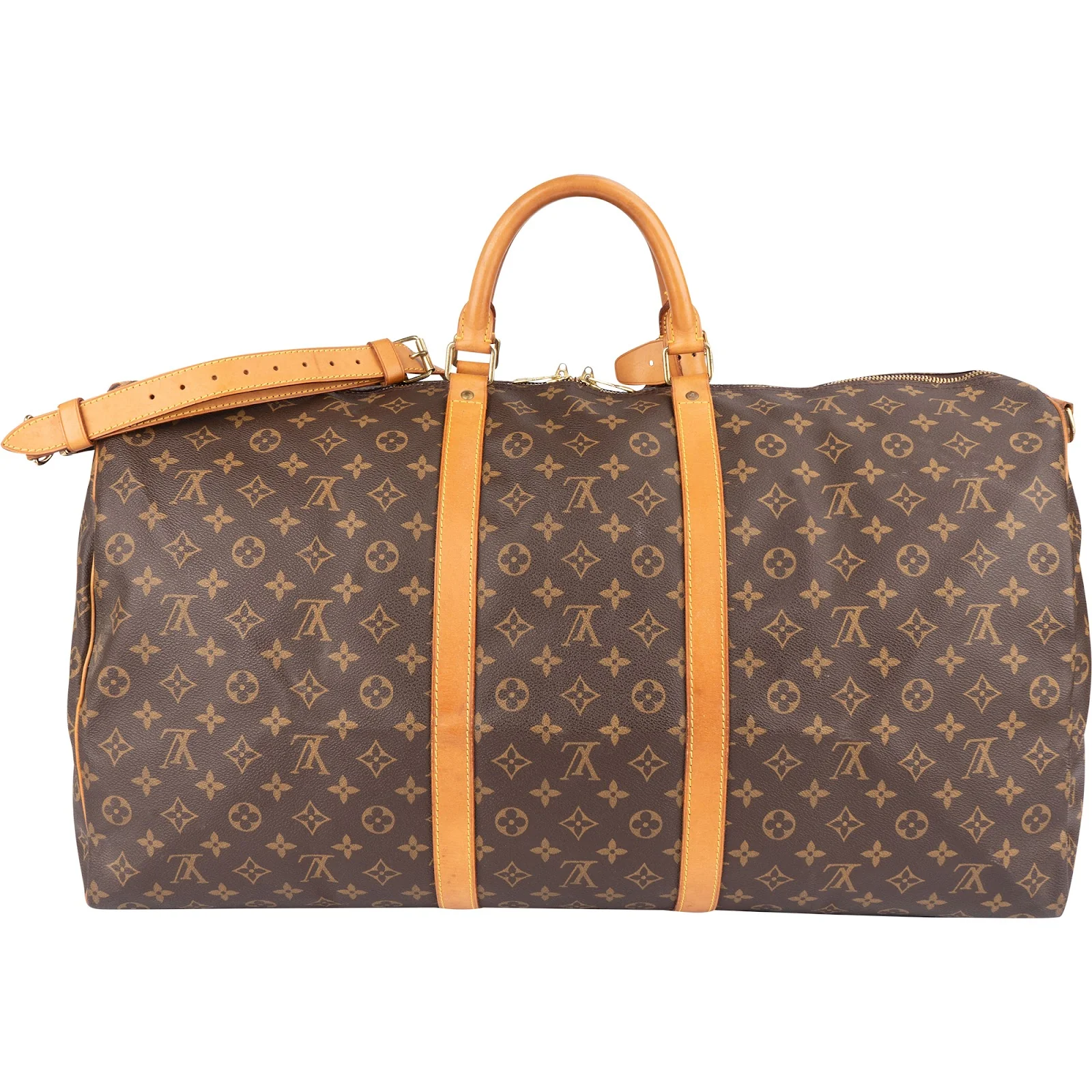 Louis Vuitton Monogram Canvas Keepall 60 Bandoulière Reisetasche