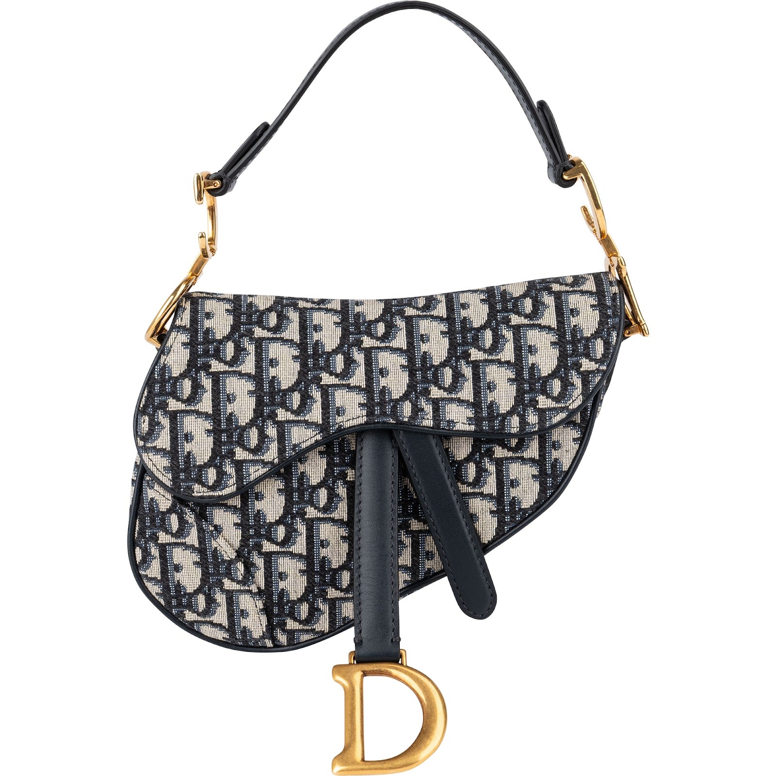 Christian Dior - Oblique Trotter Small Saddle Handbag