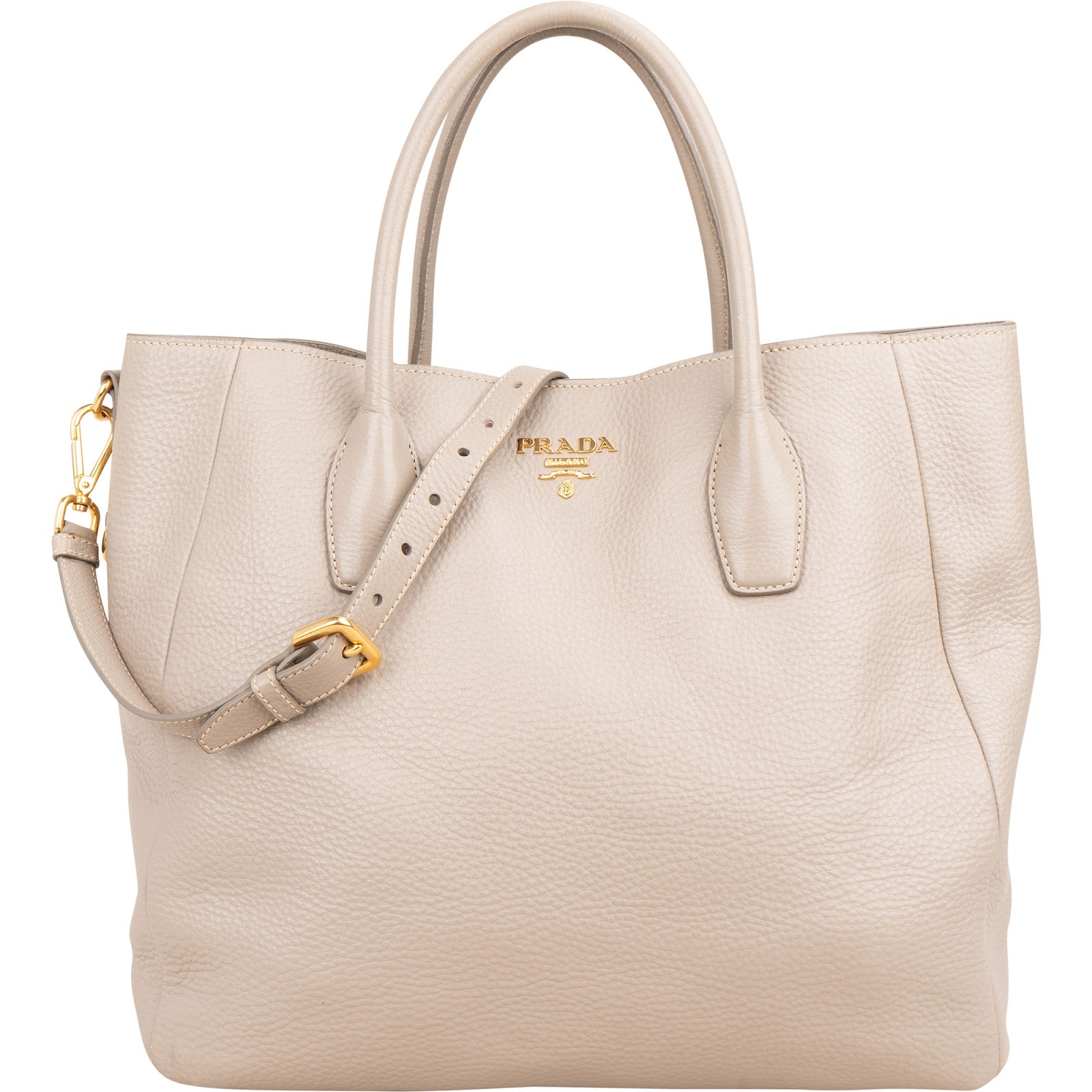 Prada – Vitello Daino Large Tote schoudertas