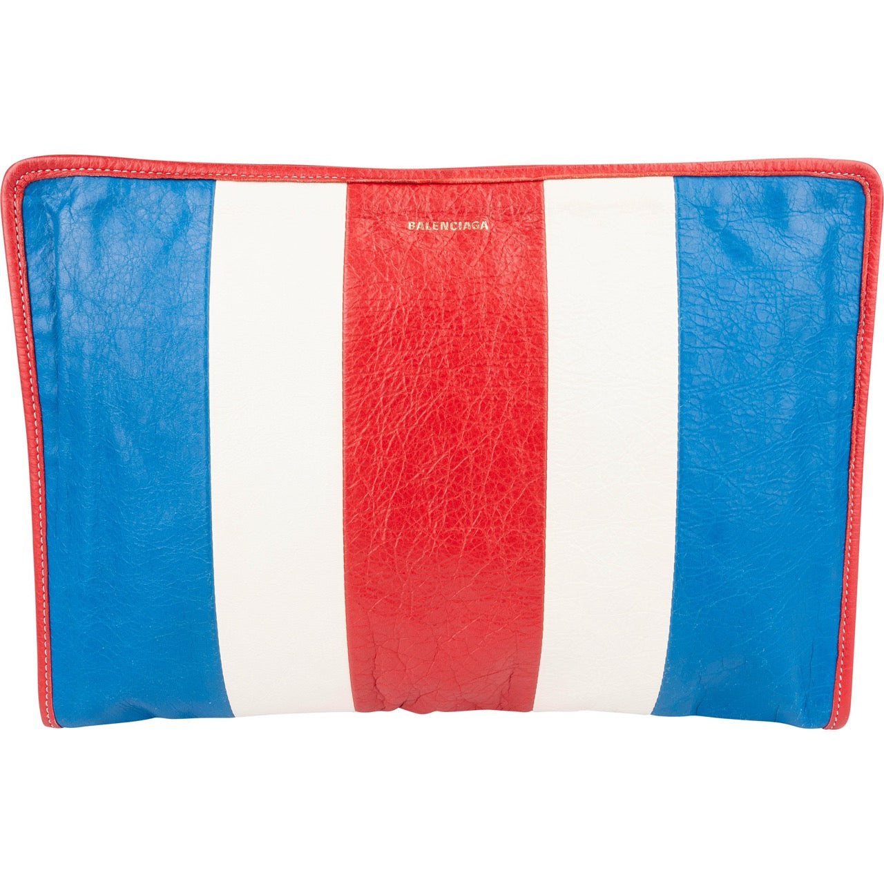 Balenciaga - Tricolor Arena Bazar Clutch