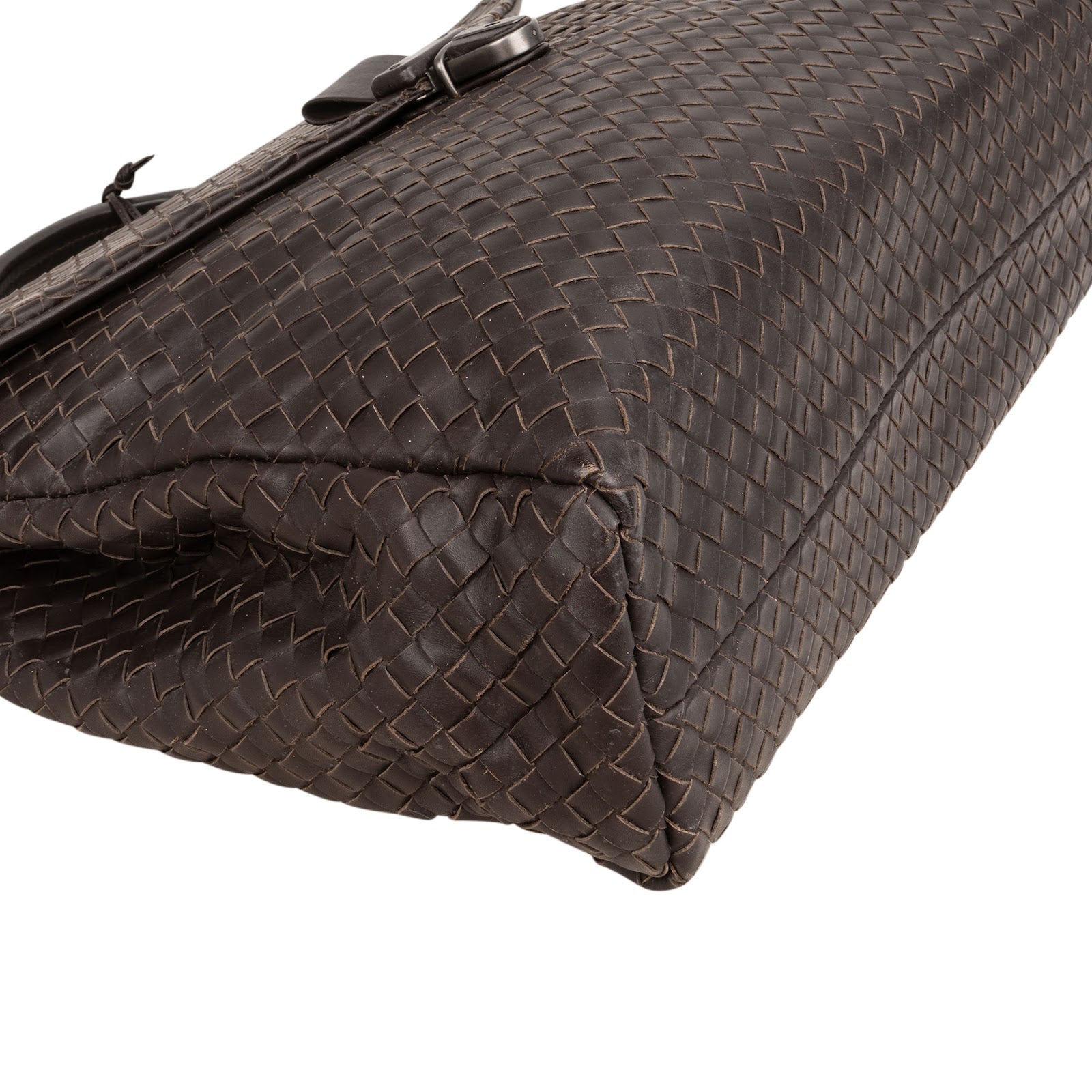 Porte-documents en cuir Intrecciato de Bottega Veneta