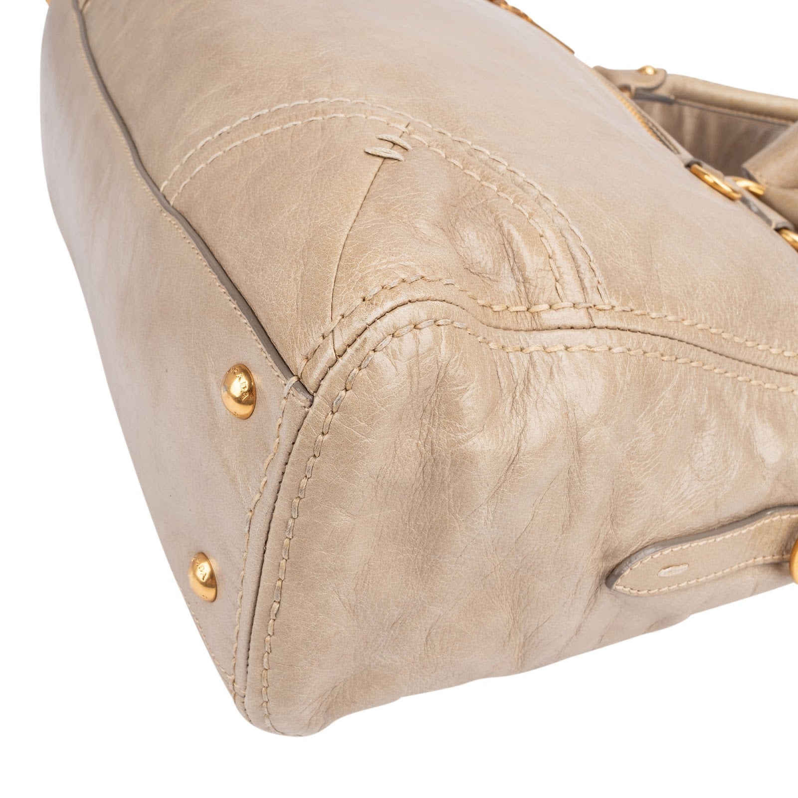 Prada - Vitello Shine Bowler Handtasche