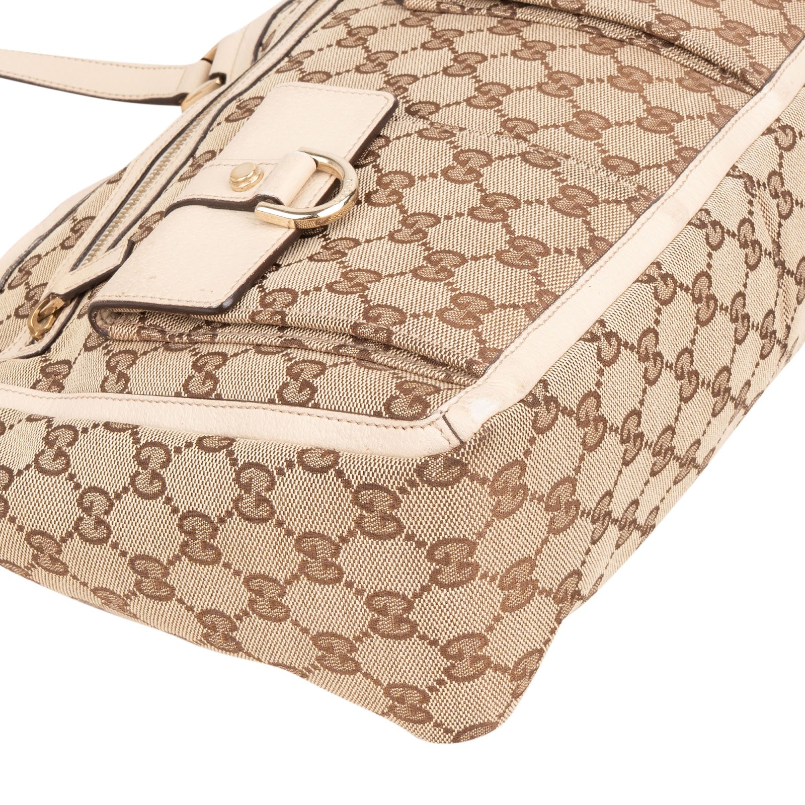 Gucci Monogram GG Canvas Abbey Shoulder Bag
