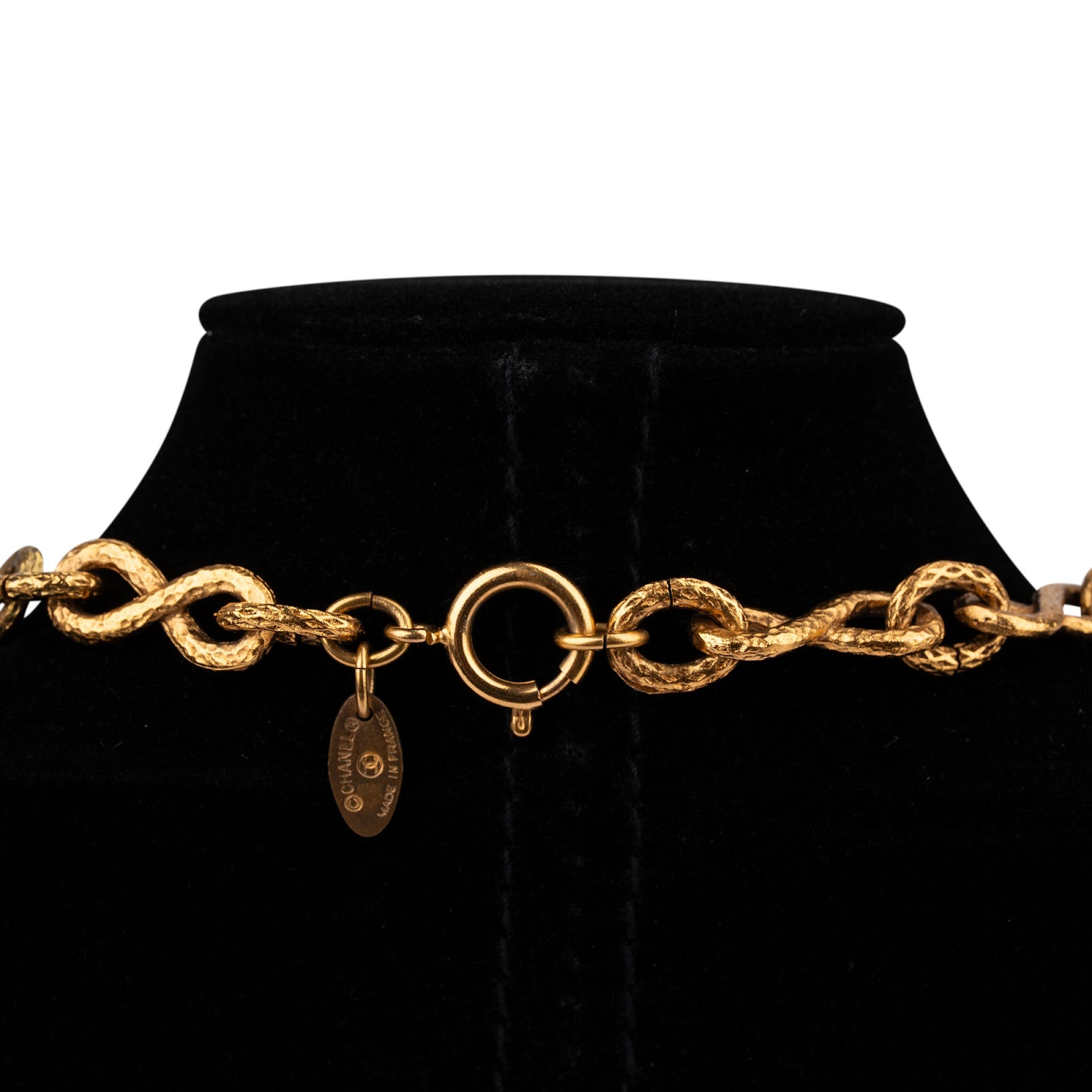 Chanel – Vintage Crown Horse Medallion Belly Chain Necklace