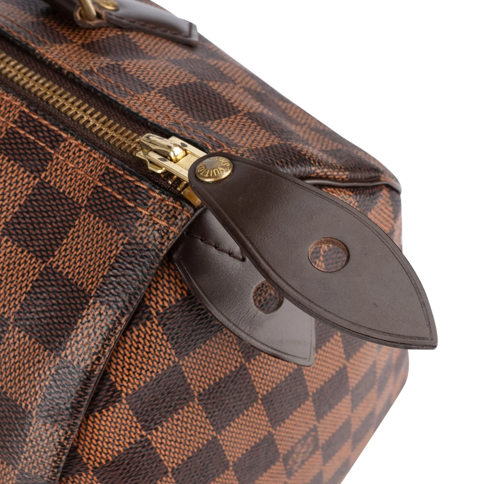 Louis Vuitton Monogram Damier Ebene Speedy 30 Boston Bag