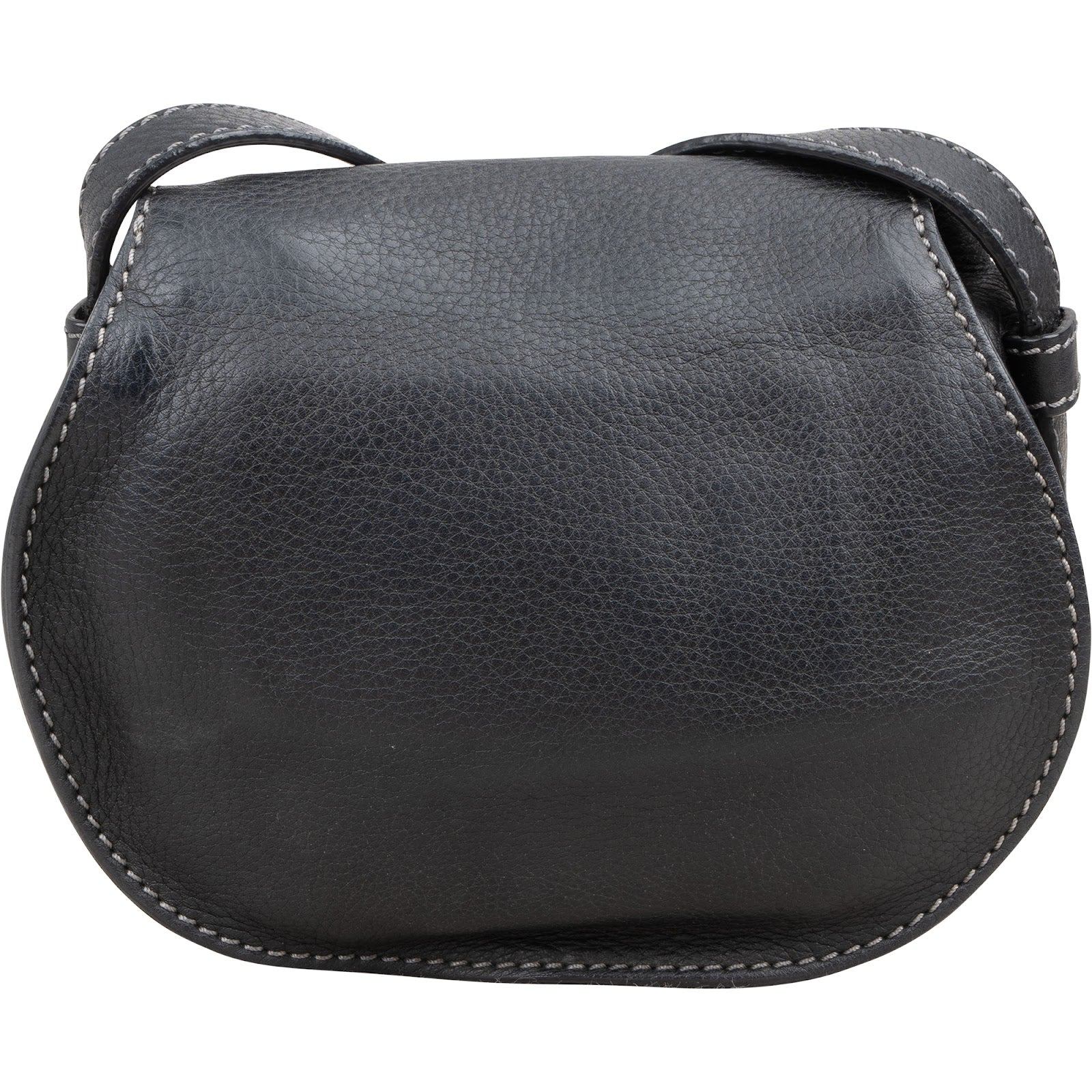 Chloé Grained Leather Mini Marcie Saddle Crossbody Bag