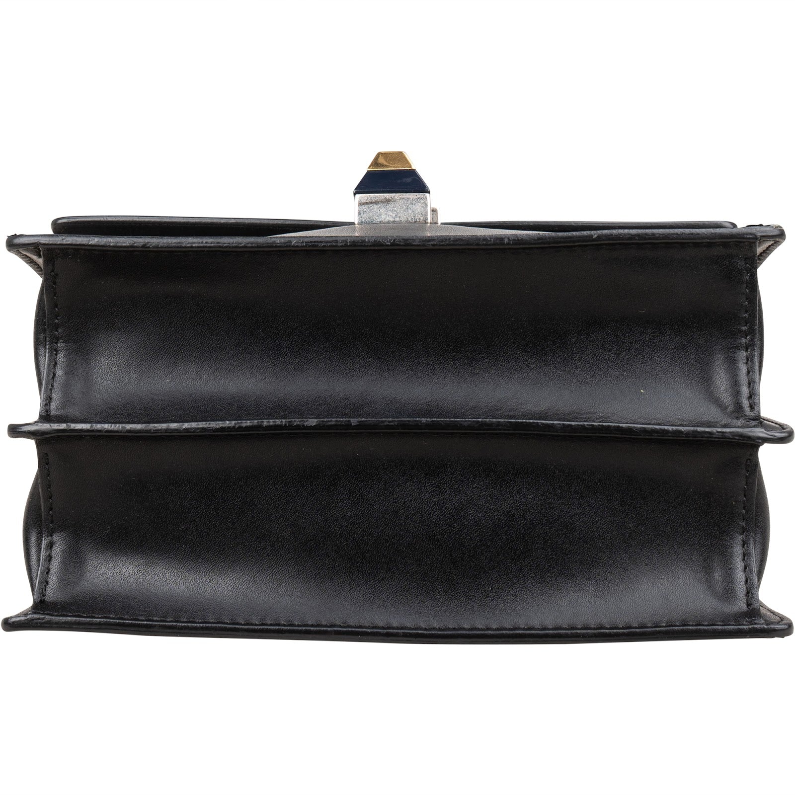 Fendi Calfskin Leather Kan I Crossbody Bag
