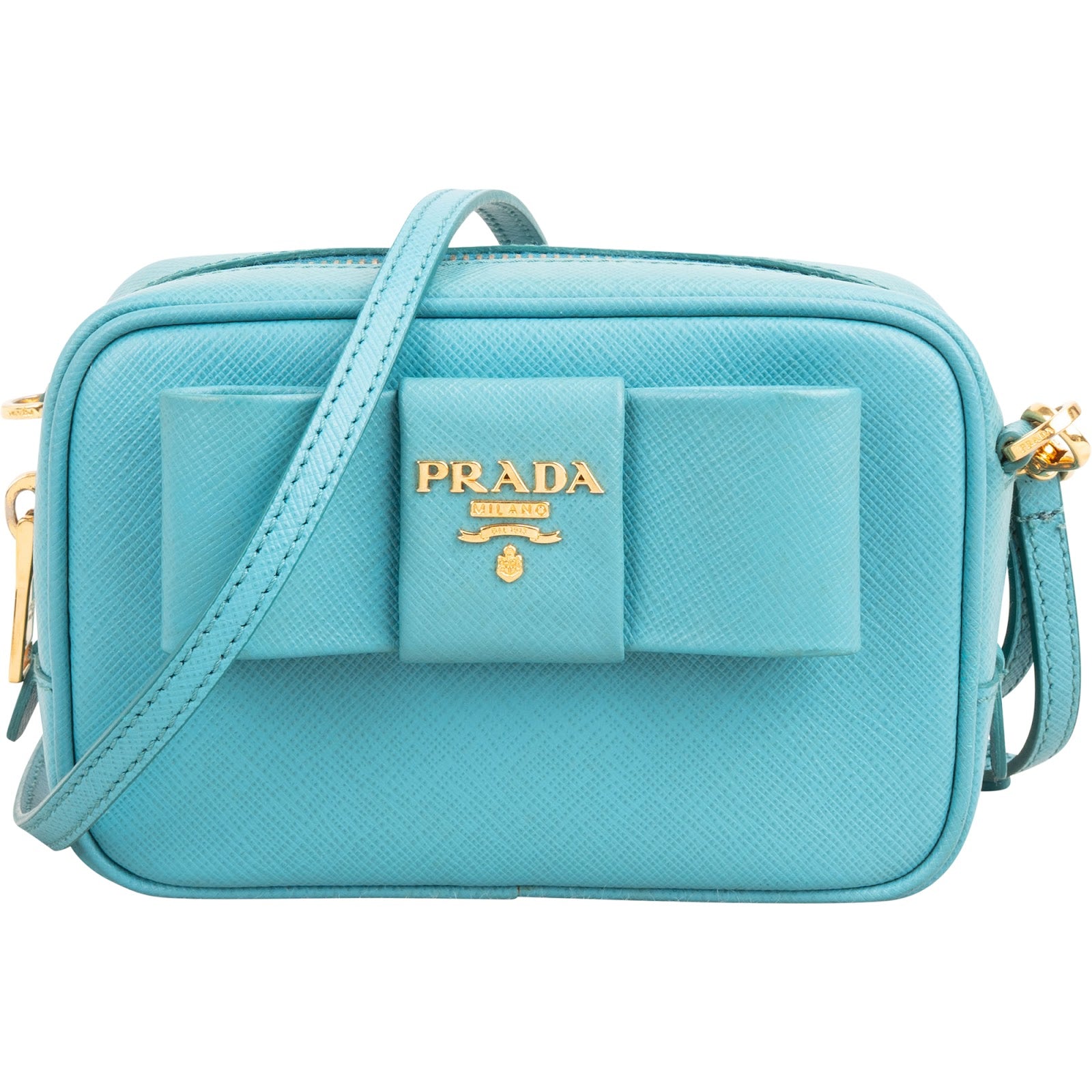 Prada - Fiocco Bow Crossbody Bag