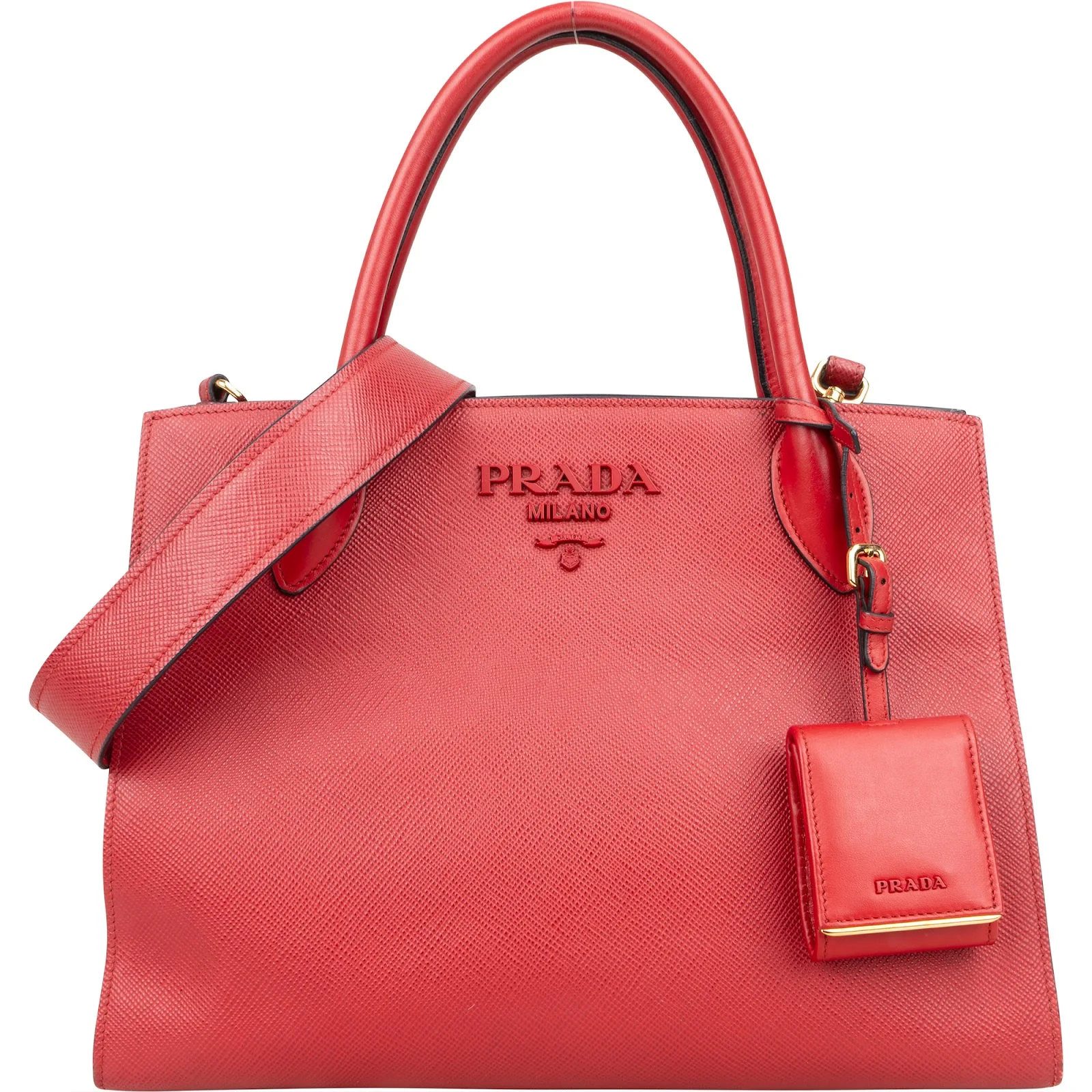 Prada Saffiano Leather Tote Handbag