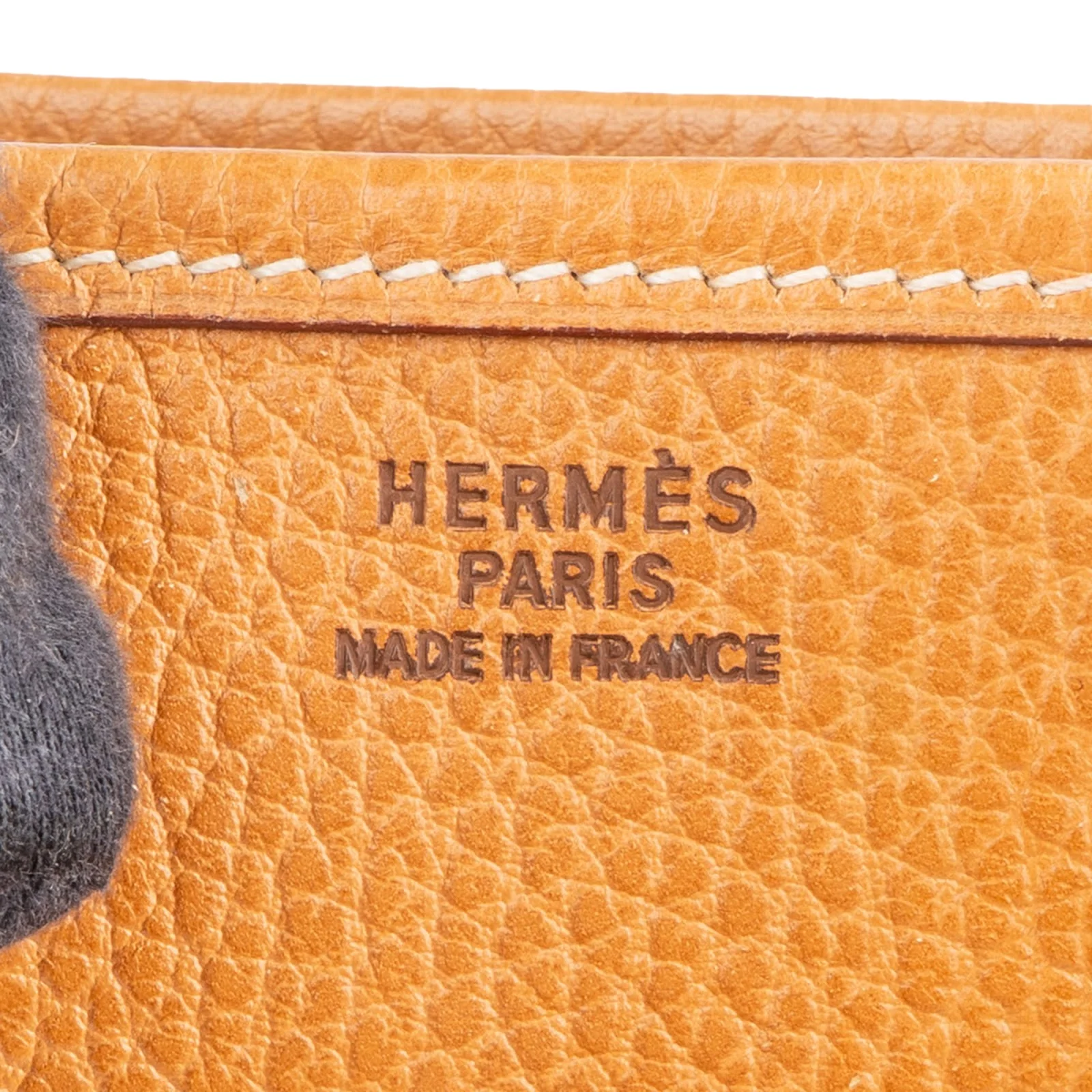 Hermès Natural Ardennes Leather Evelyne GM Crossbody Bag