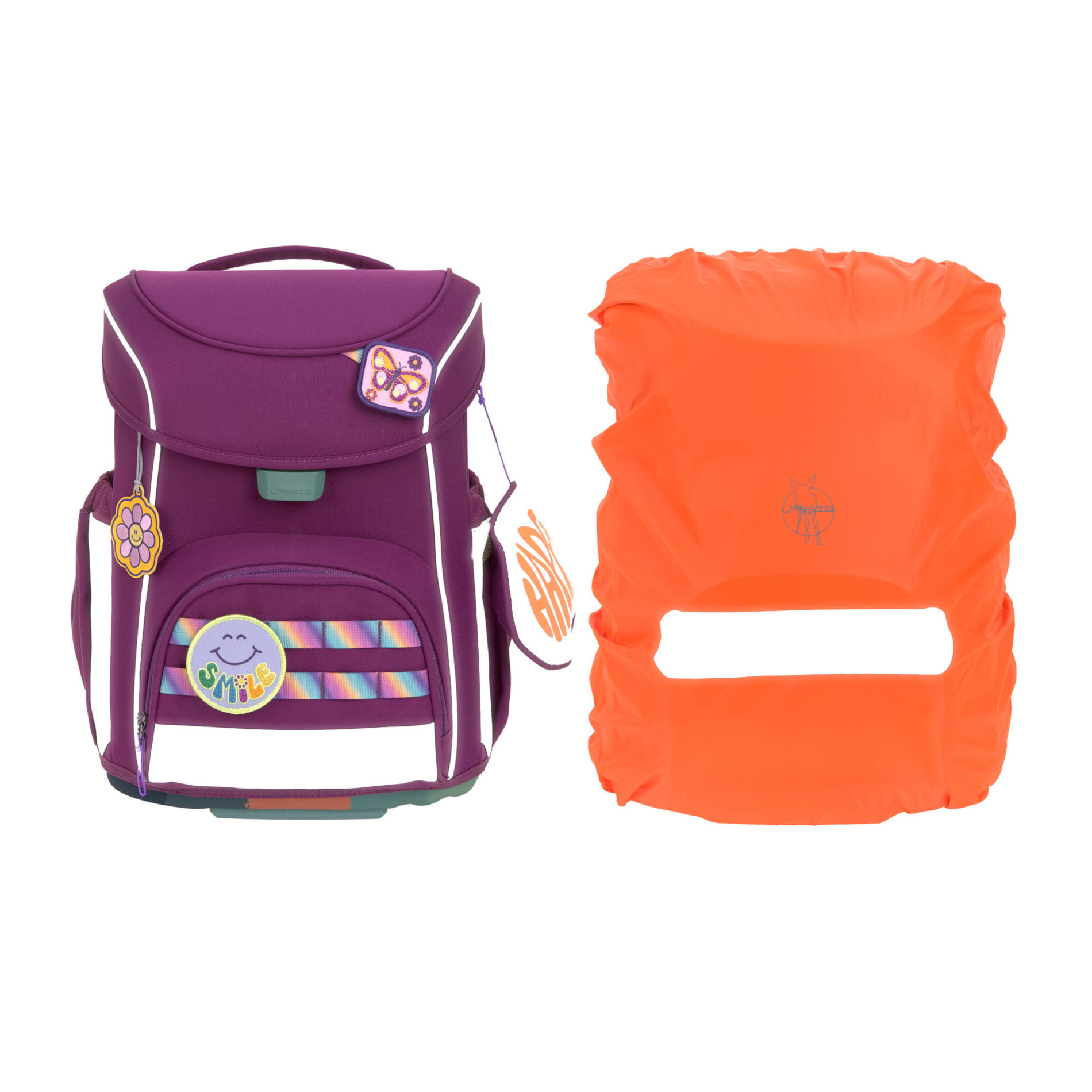 School Set Slim Unique Schulranzenset 6tlg. - lilac