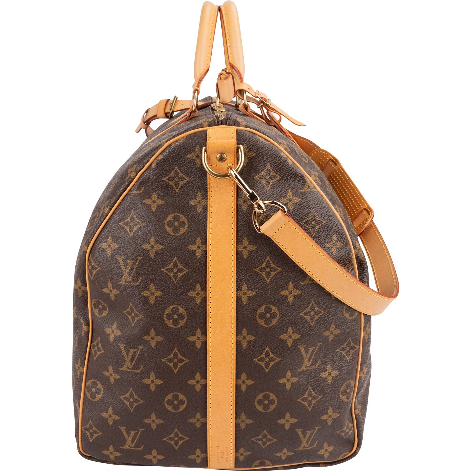 Louis Vuitton Monogram Canvas Keepall 60 Bandoulière Travel Bag