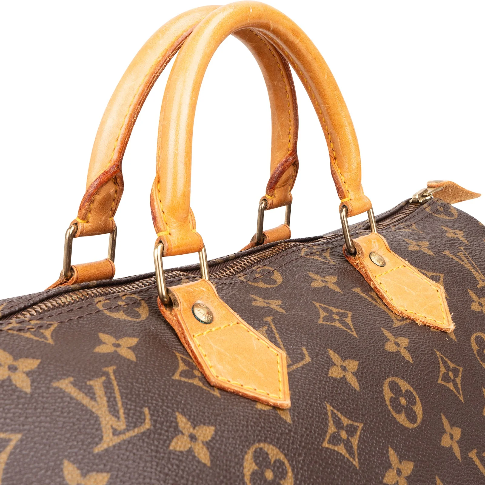 Louis Vuitton Monogram Canvas Speedy 35 Boston Bag