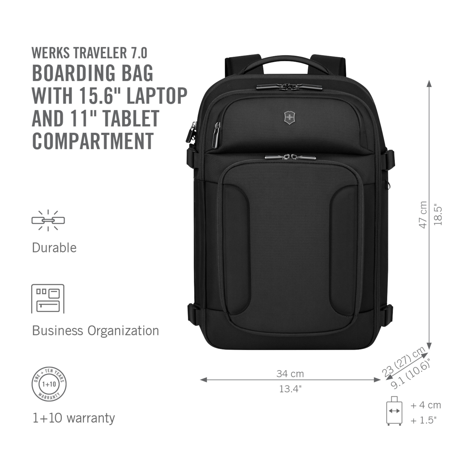 Werks Traveler 7.0 Boarding Bag - Black