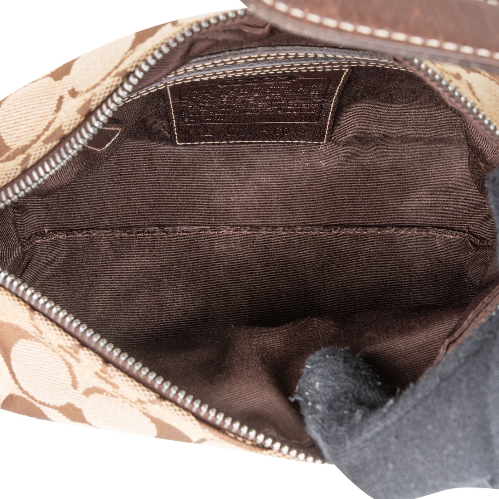 Coach Monogram Signature Demi Pouch Handbag