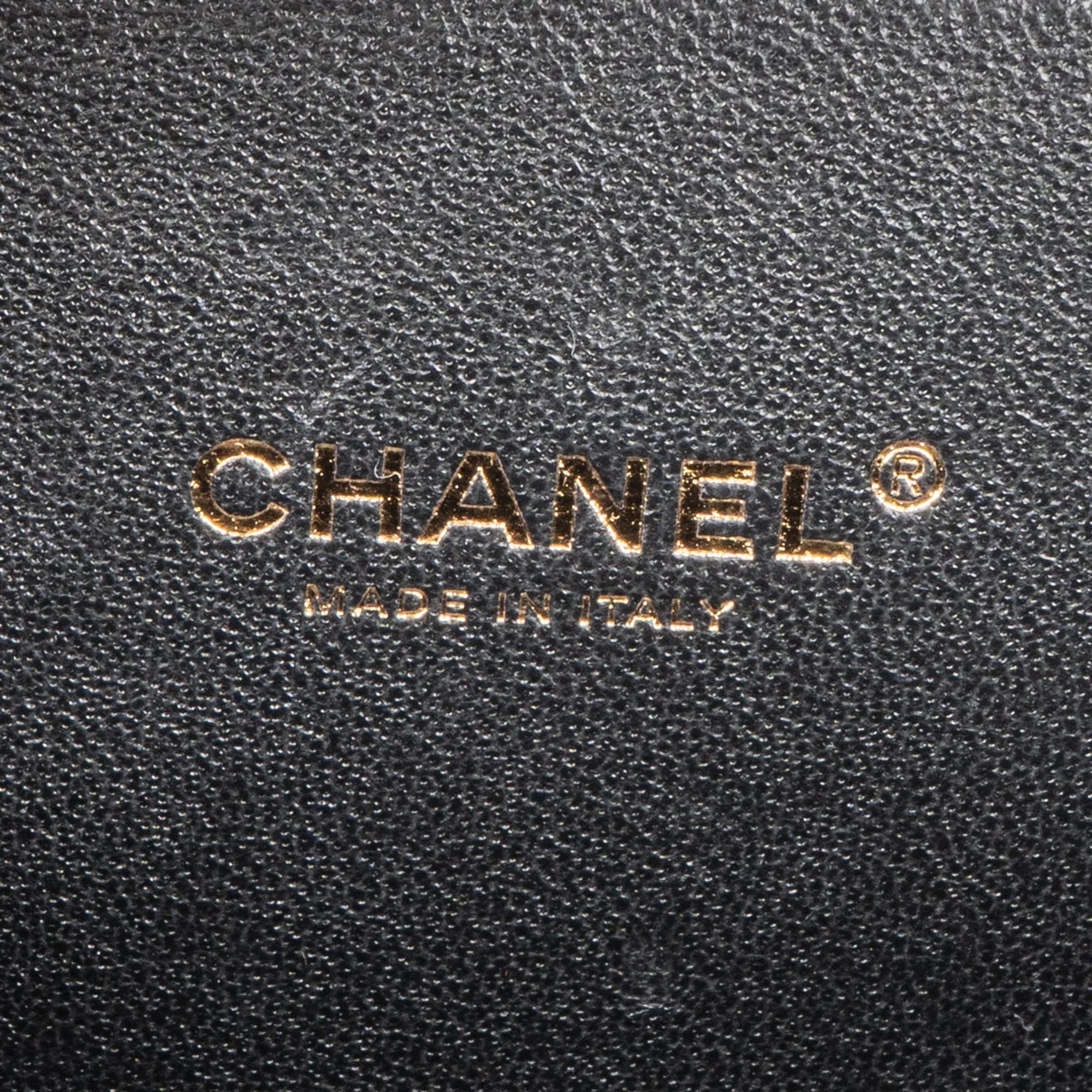 Chanel Quilted Caviar Leather Small Filigree Crossbody Bag