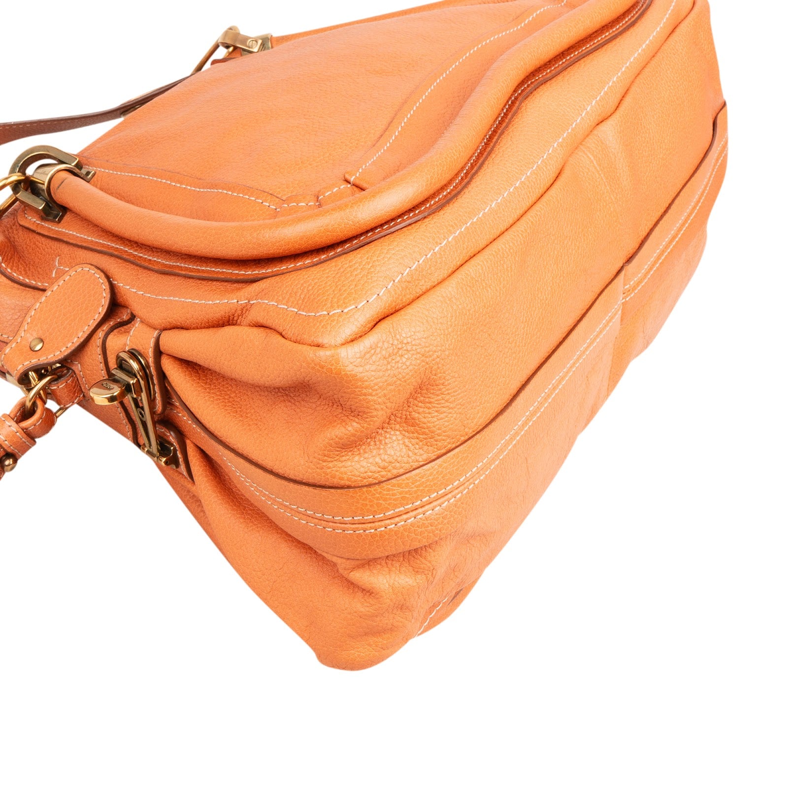 Chloé Grained Leather Paraty Handbag