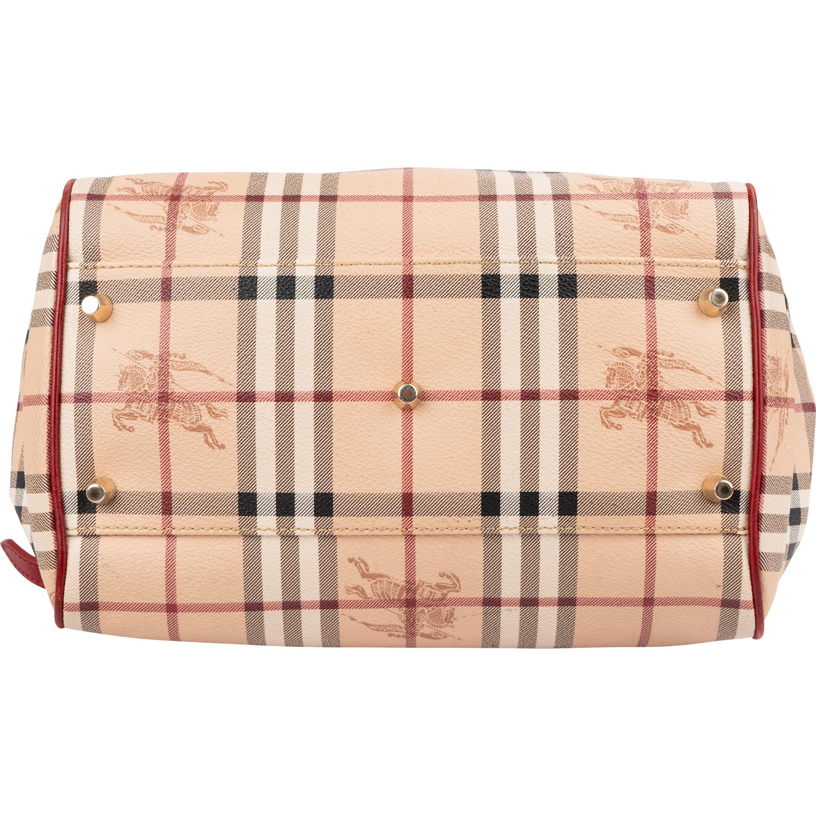 Burberry Nova-Check Monogram Haymarket Hobo Shoulder Bag