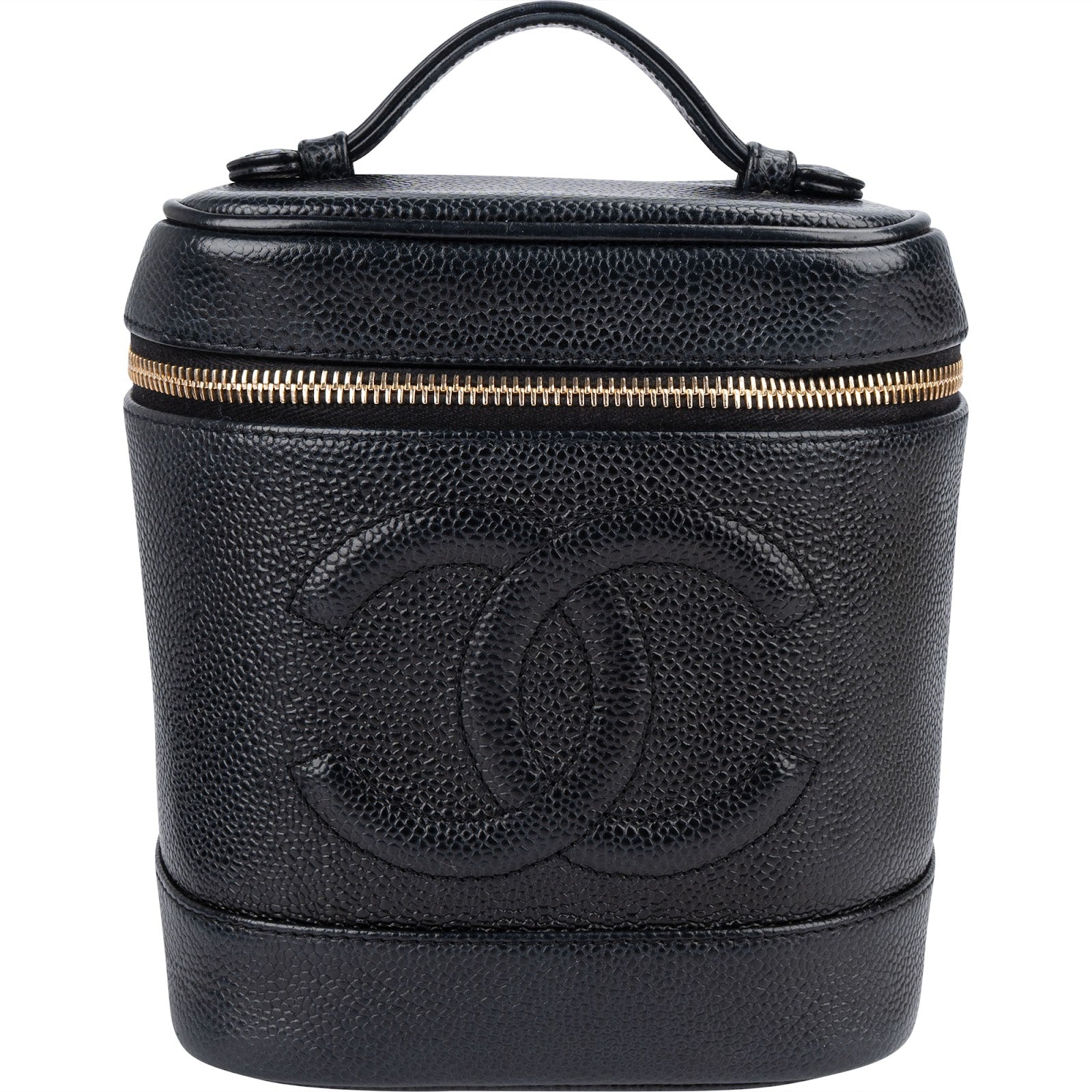 Chanel Caviar Leather CC Vanity Case