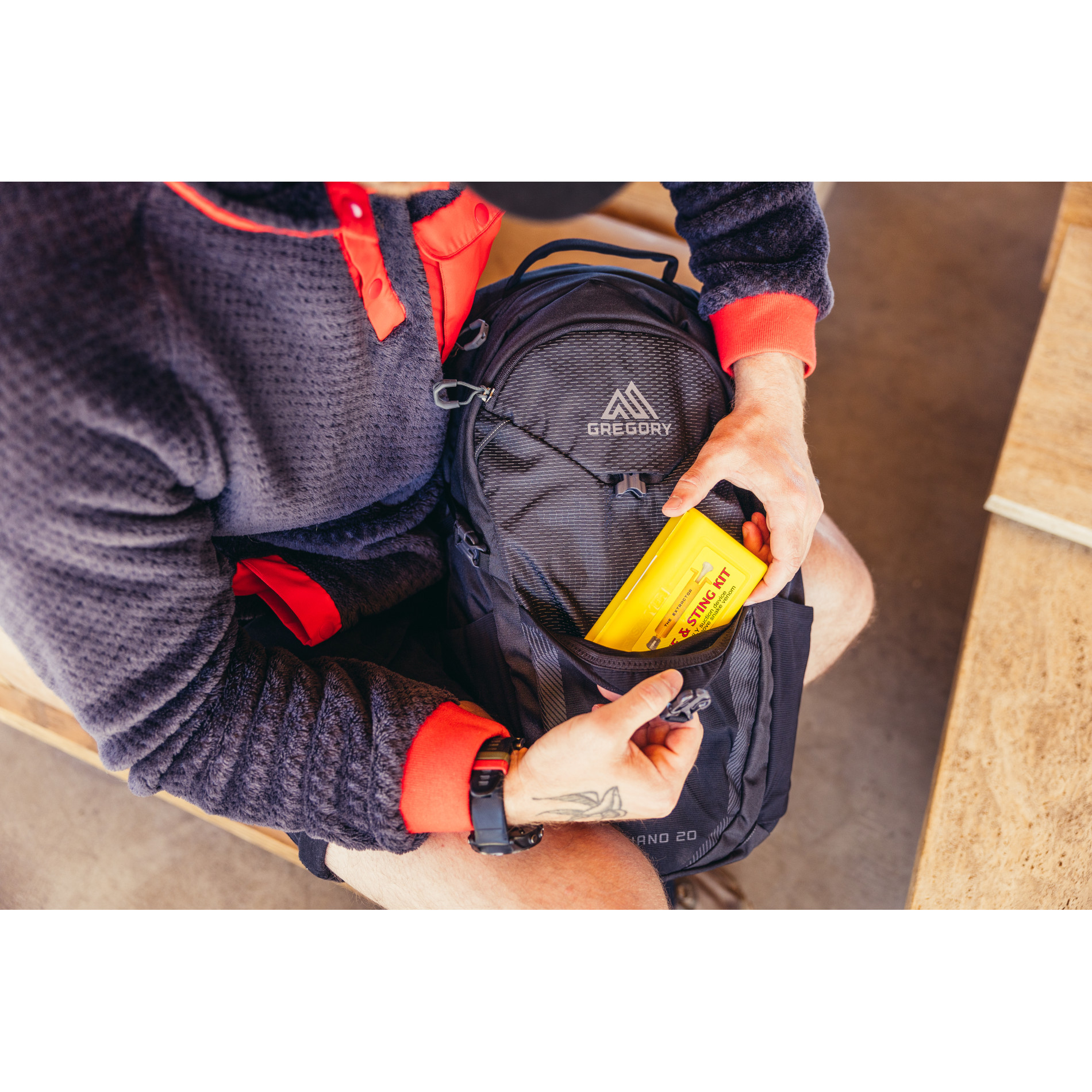 Wanderrucksack NANO 20 - OPTIC BLACK