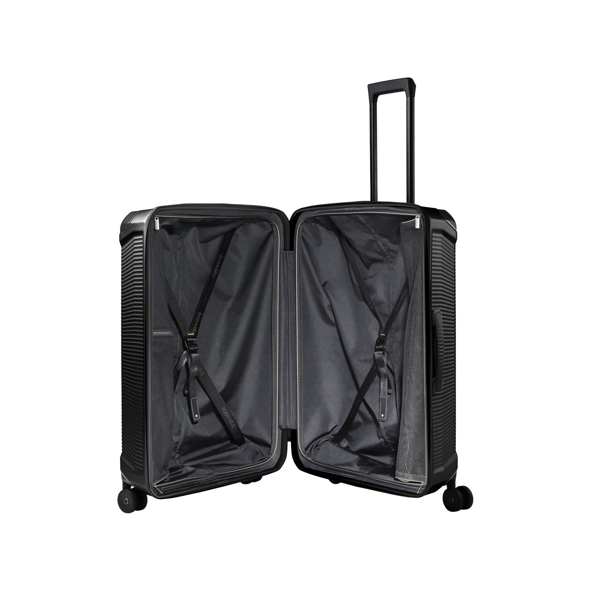 Walizka na kółkach MILLENNIUM L (76 cm) – czarna
