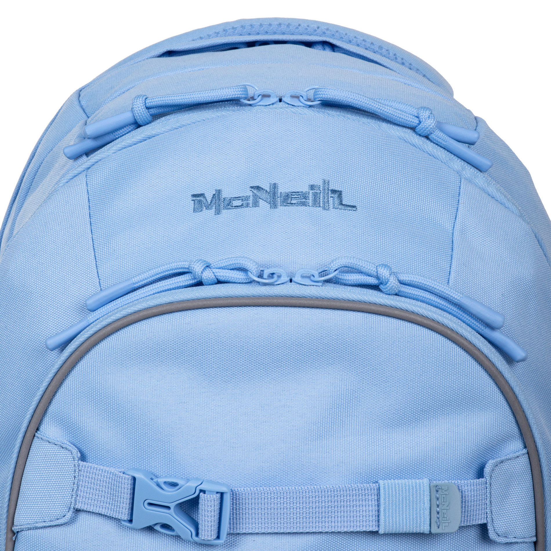 McNeill Schulrucksack Milo – 43 Cm, Blue Lagoon, Unisex-Kind, Reißverschluss, Volumen 21-30 L