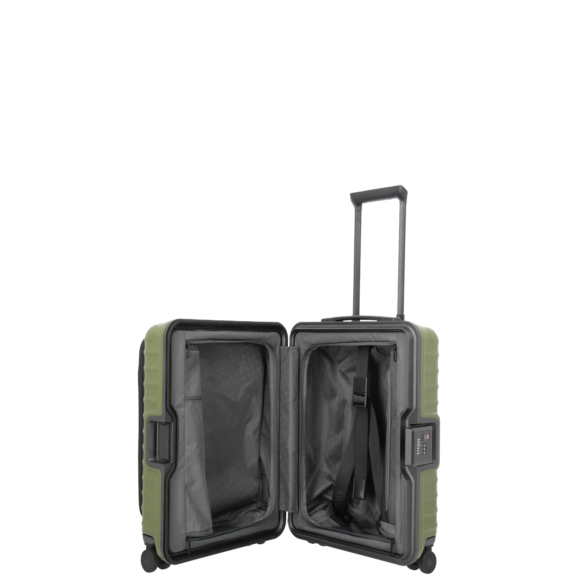 OVERSEAS Handgepäck S mit Vortasche (55 cm) - Forest green