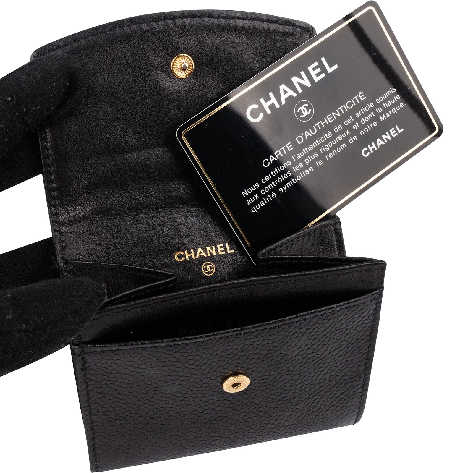Chanel - CC Bifold Coin Purse Wallet