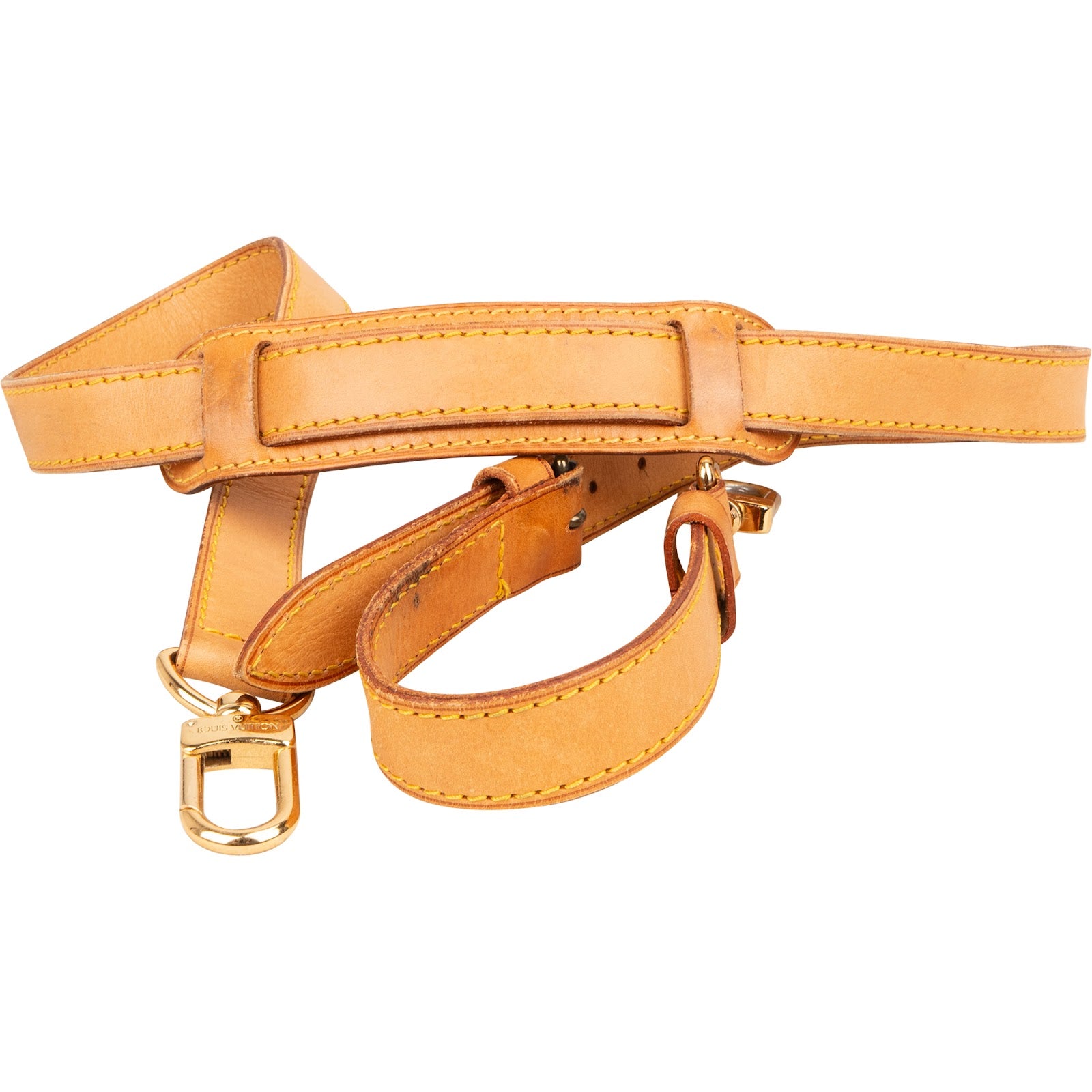 Cinghia regolabile per borse Keepall in pelle Vachetta di Louis Vuitton