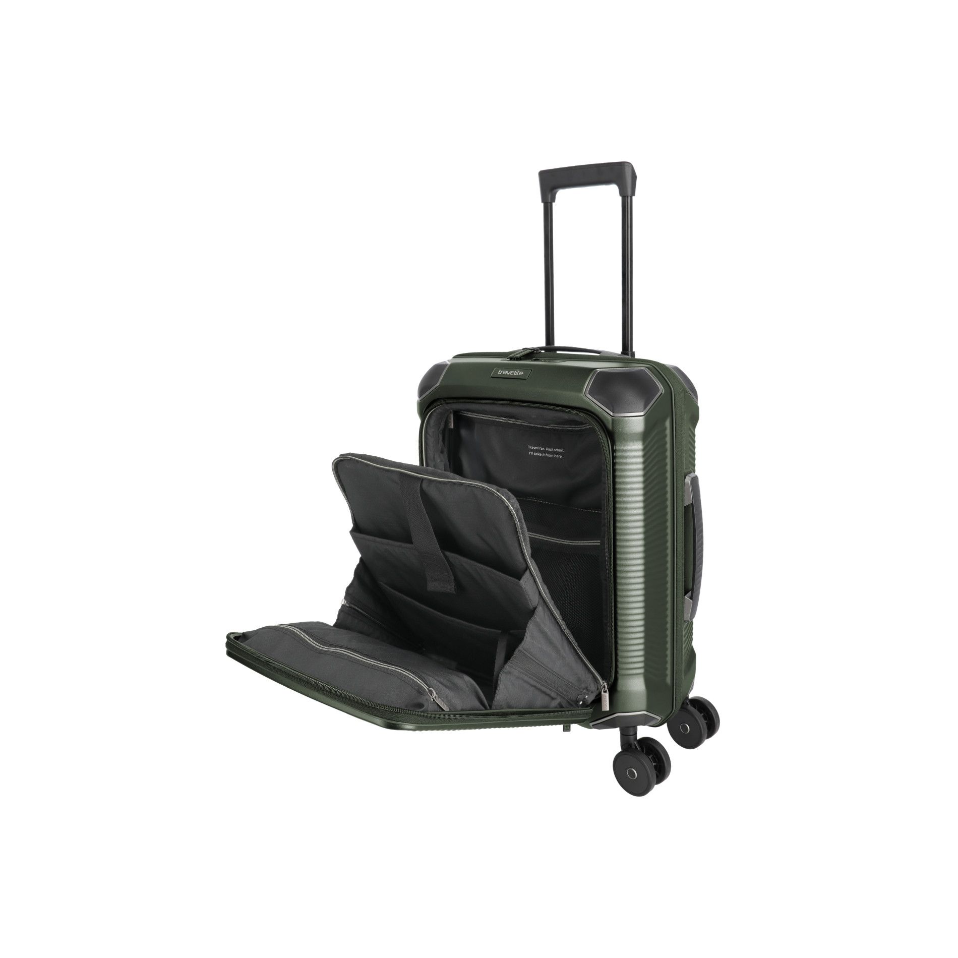MILLENNIUM Handgepäck S (55cm) mit Vortasche - Pine Green