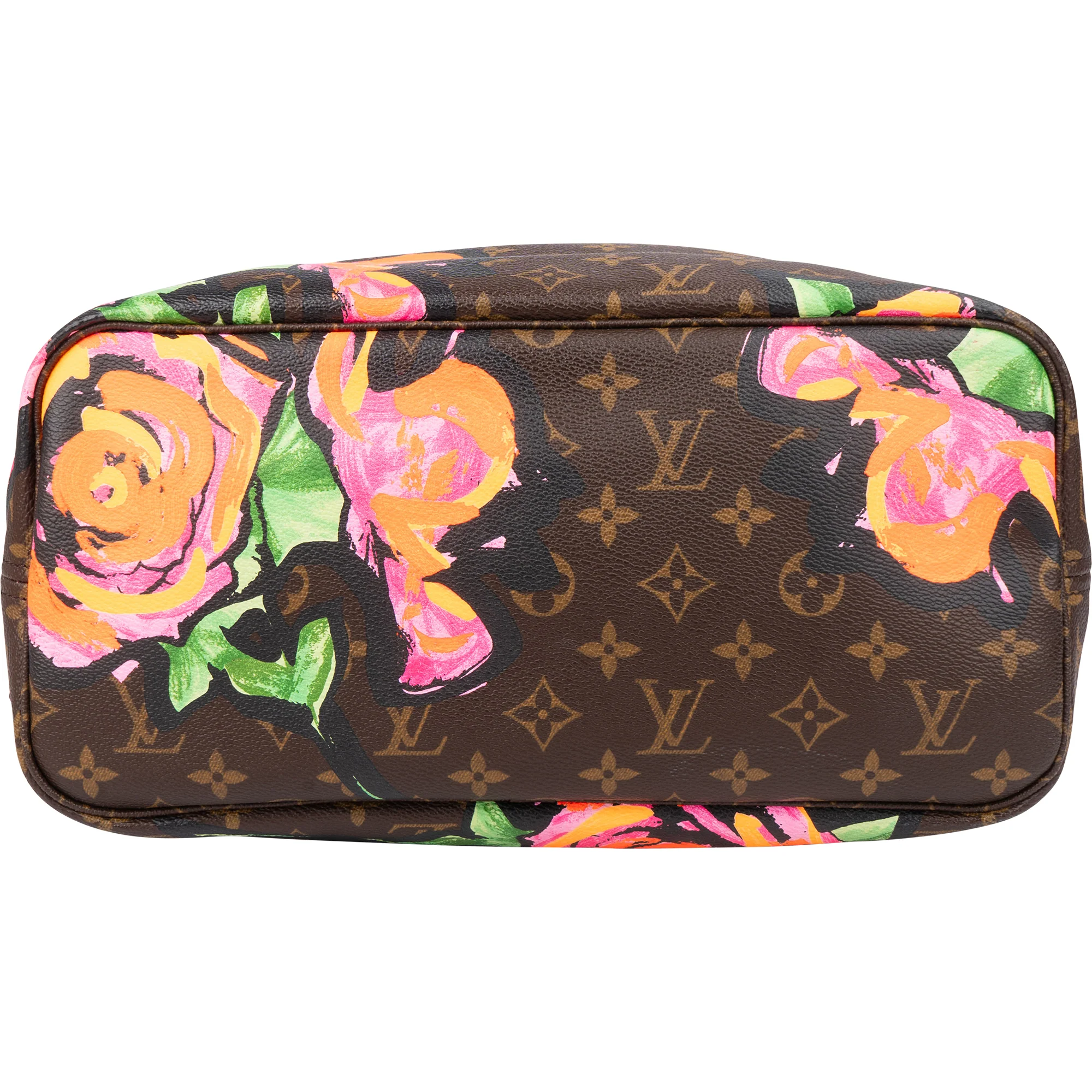 Louis Vuitton Limited Roses By Stephen Sprouse Neverfull MM Shopper