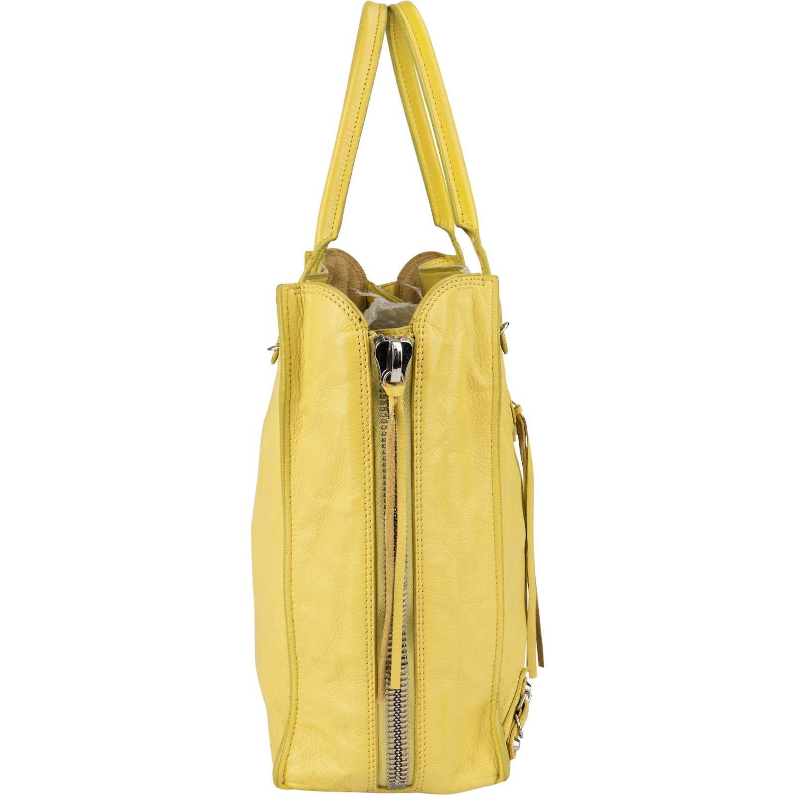 Balenciaga - Paper Look Side Zip Tote Handbag