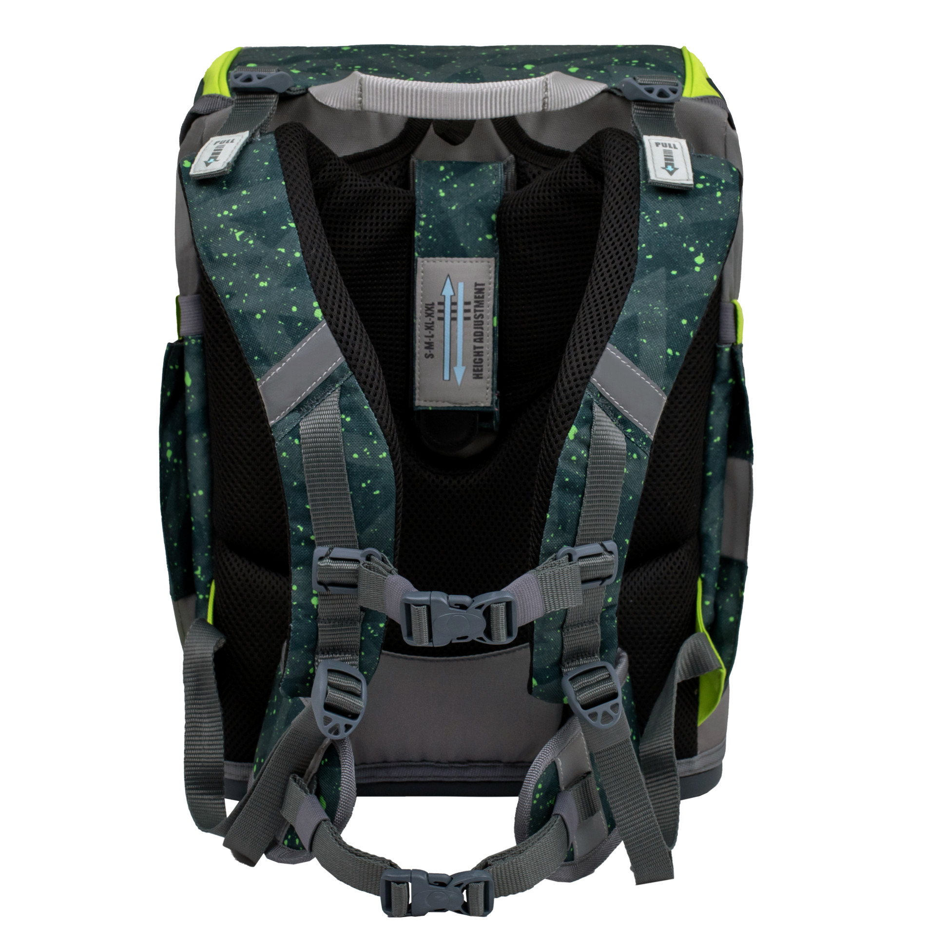 Smarty ergonomisches Schulranzenset 5tlg. - "Green Splash"