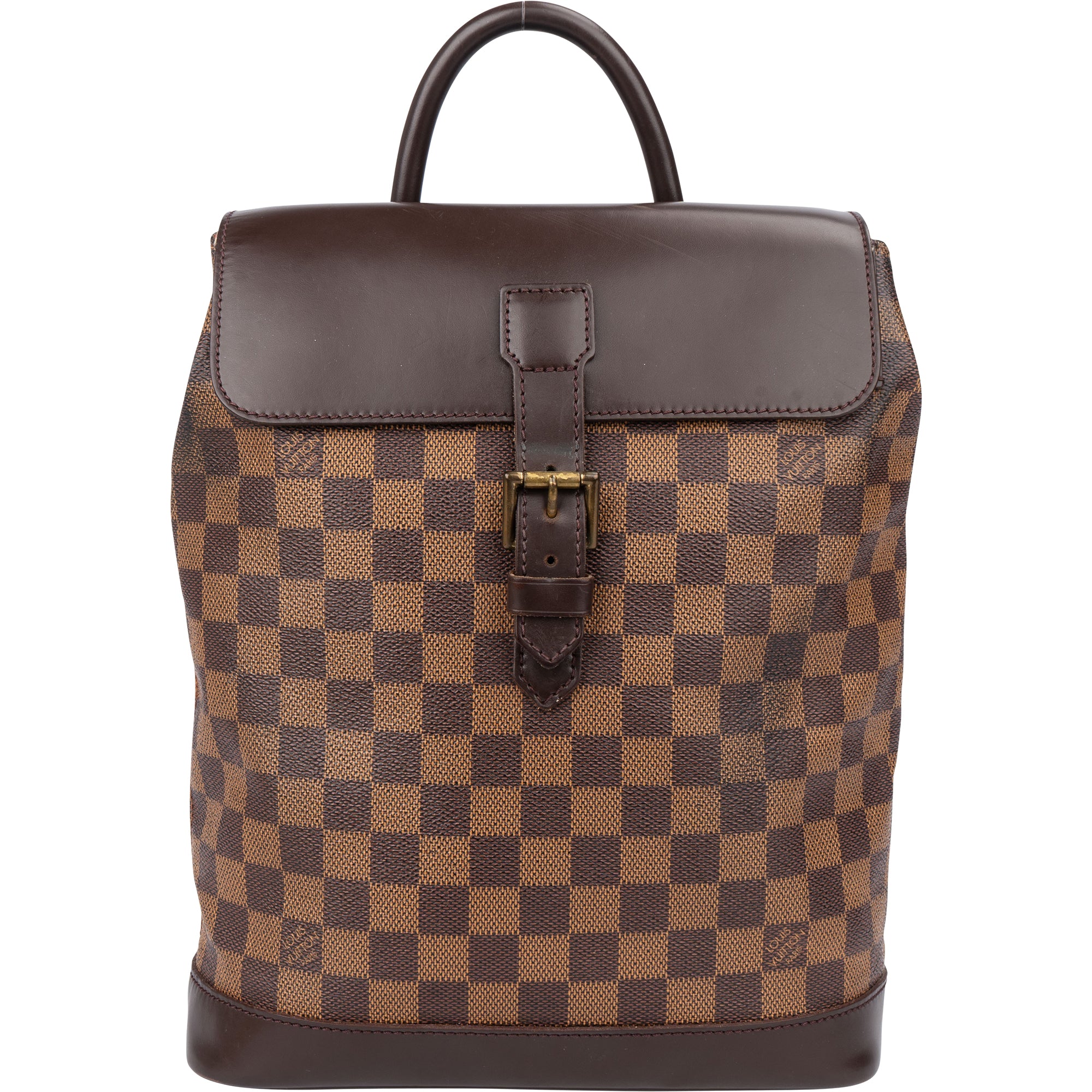 Louis Vuitton Damier Ebene Monogram Soho Rucksack