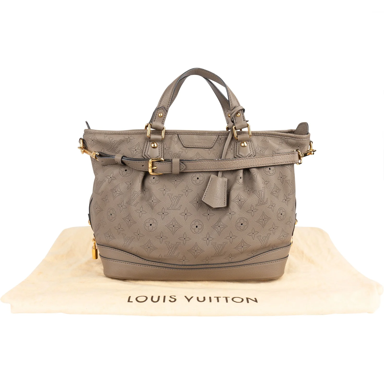Louis Vuitton Canvas Monogram Mahina Leather Stellar PM Handbag