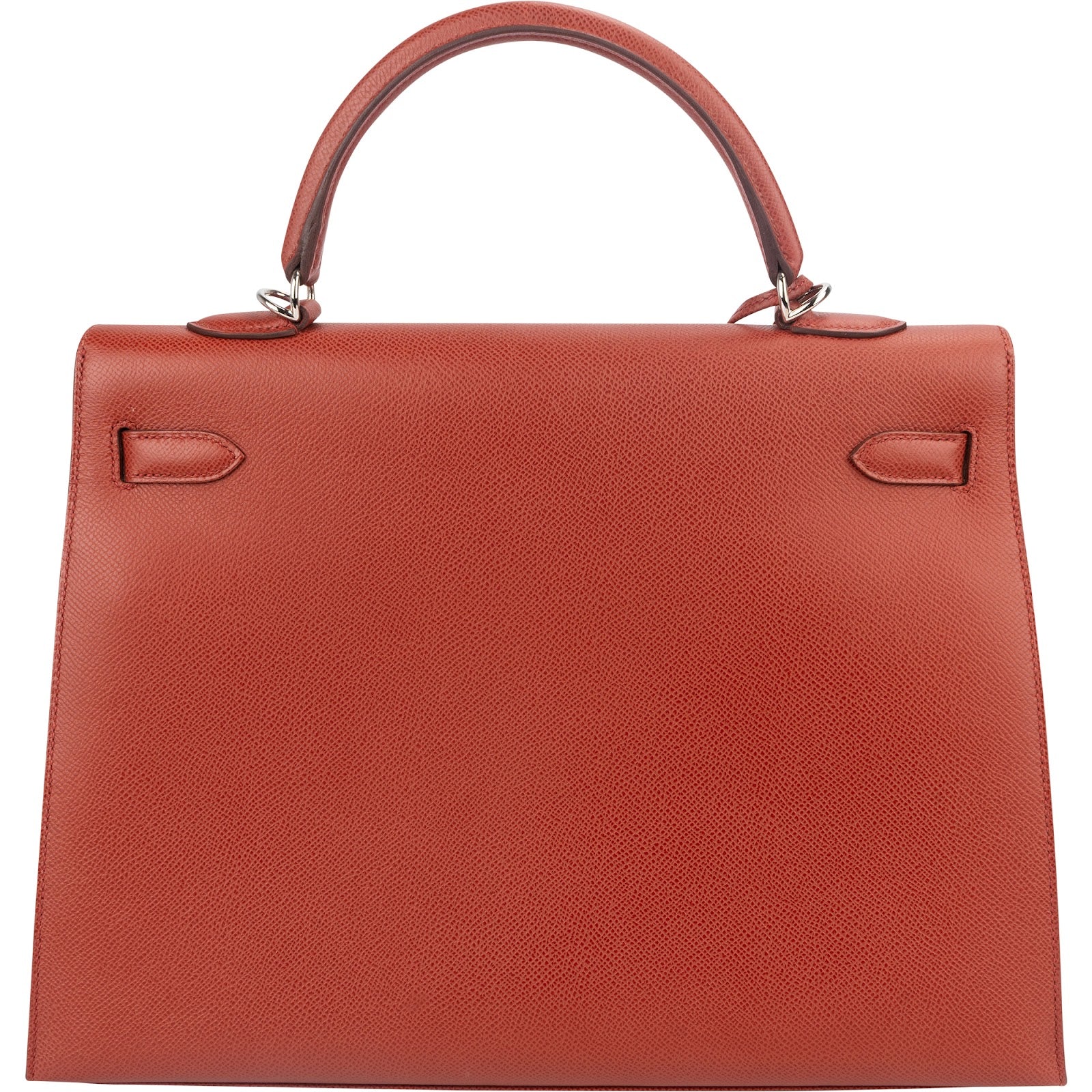 Hermès Epsom Leather Kelly Palladium 35 Sellier Handbag